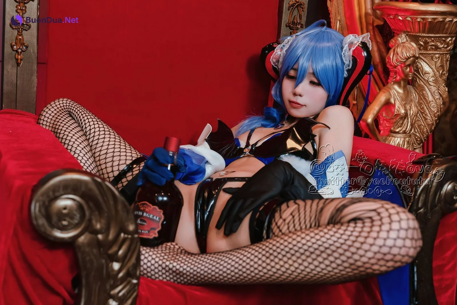 Coser@黏黏团子兔 – 甘雨魅魔 - 照片 40