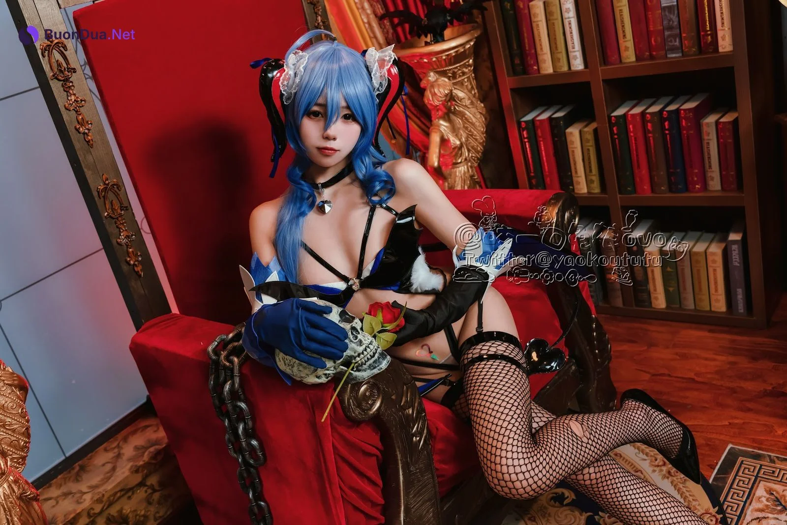 Coser@黏黏团子兔 – 甘雨魅魔 - 照片 9