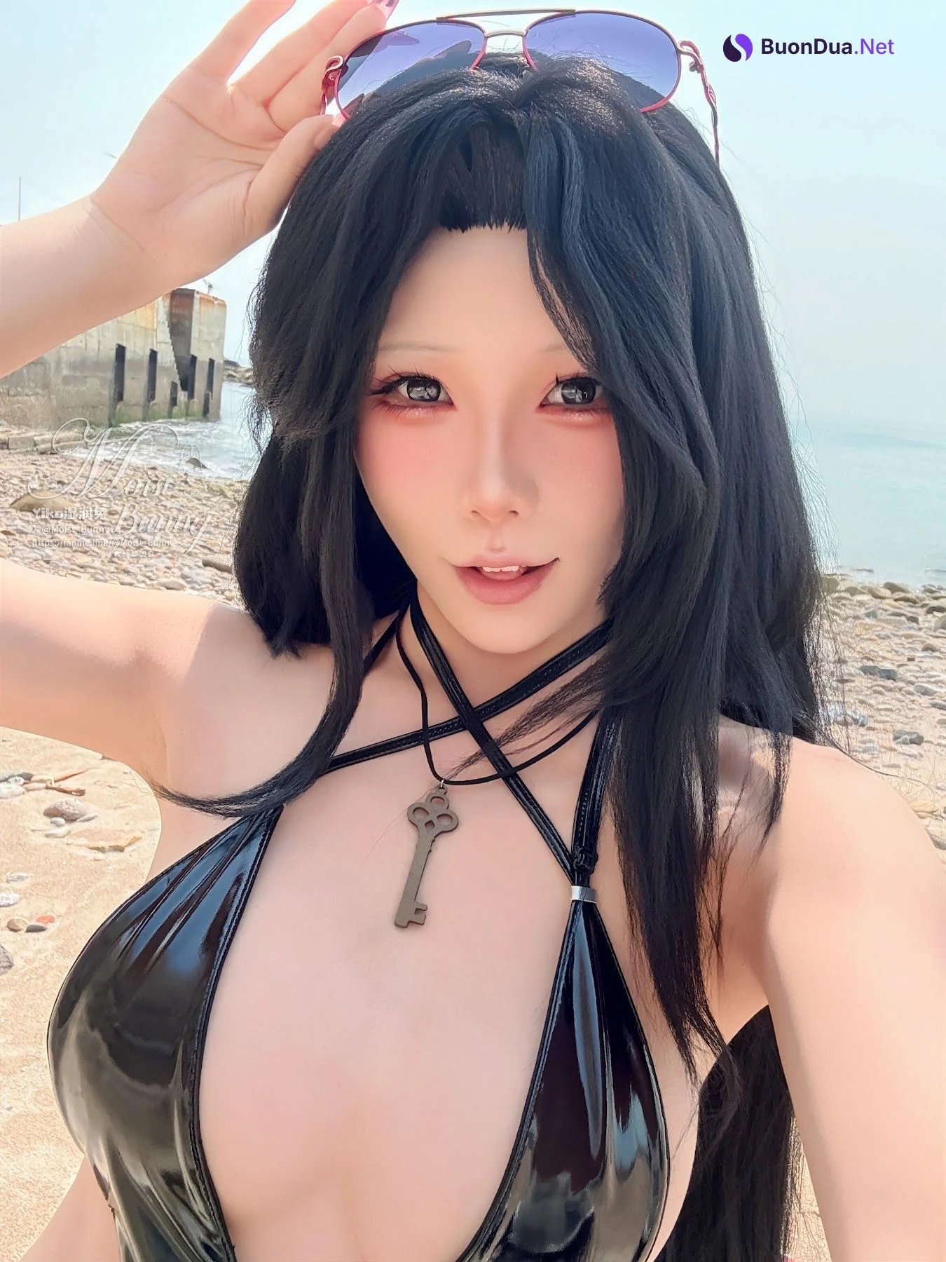 Coser@黏黏团子兔 – 2025泳装限定作 梅登艳阳之下 - รูปภาพ 12