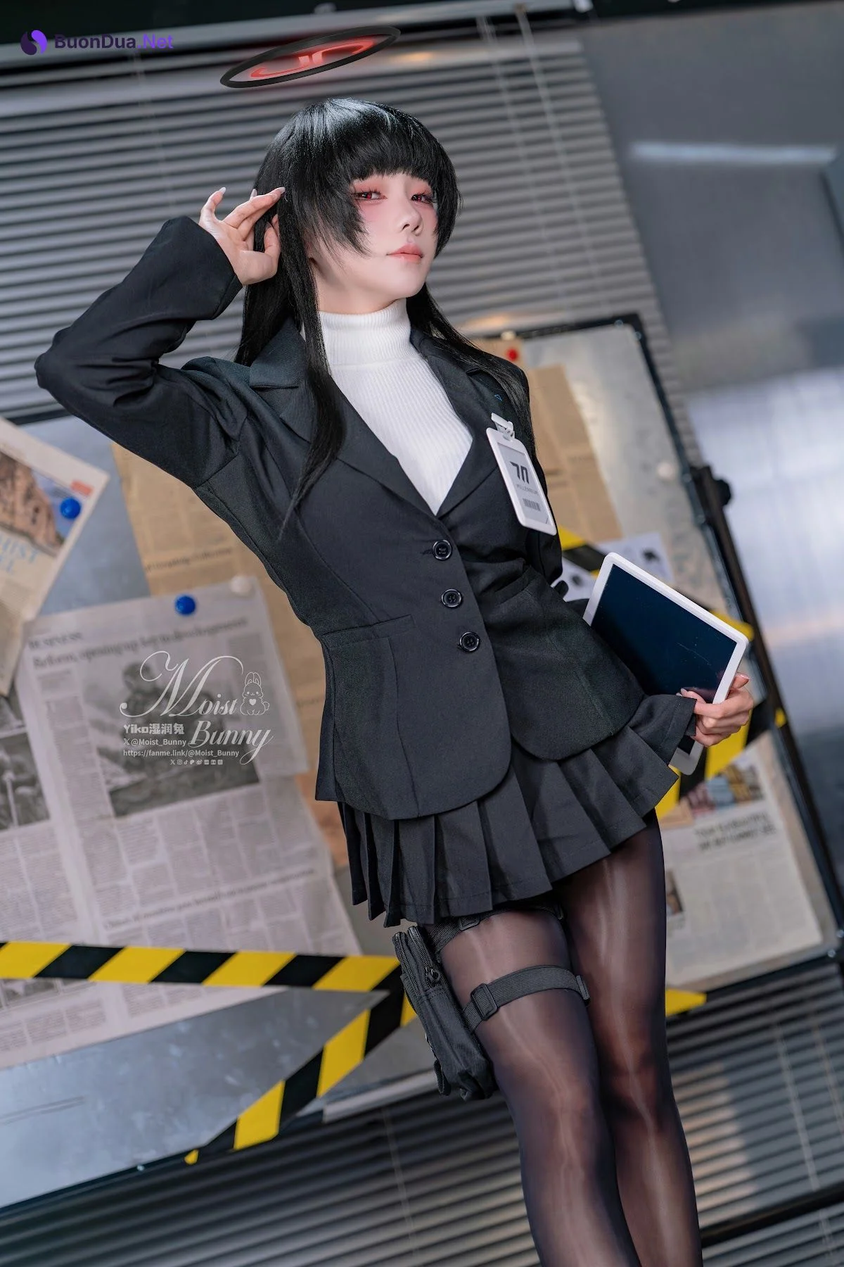 Coser@黏黏团子兔 – 2026年02月作品『碧蓝档案-调月莉音』 - 照片 12