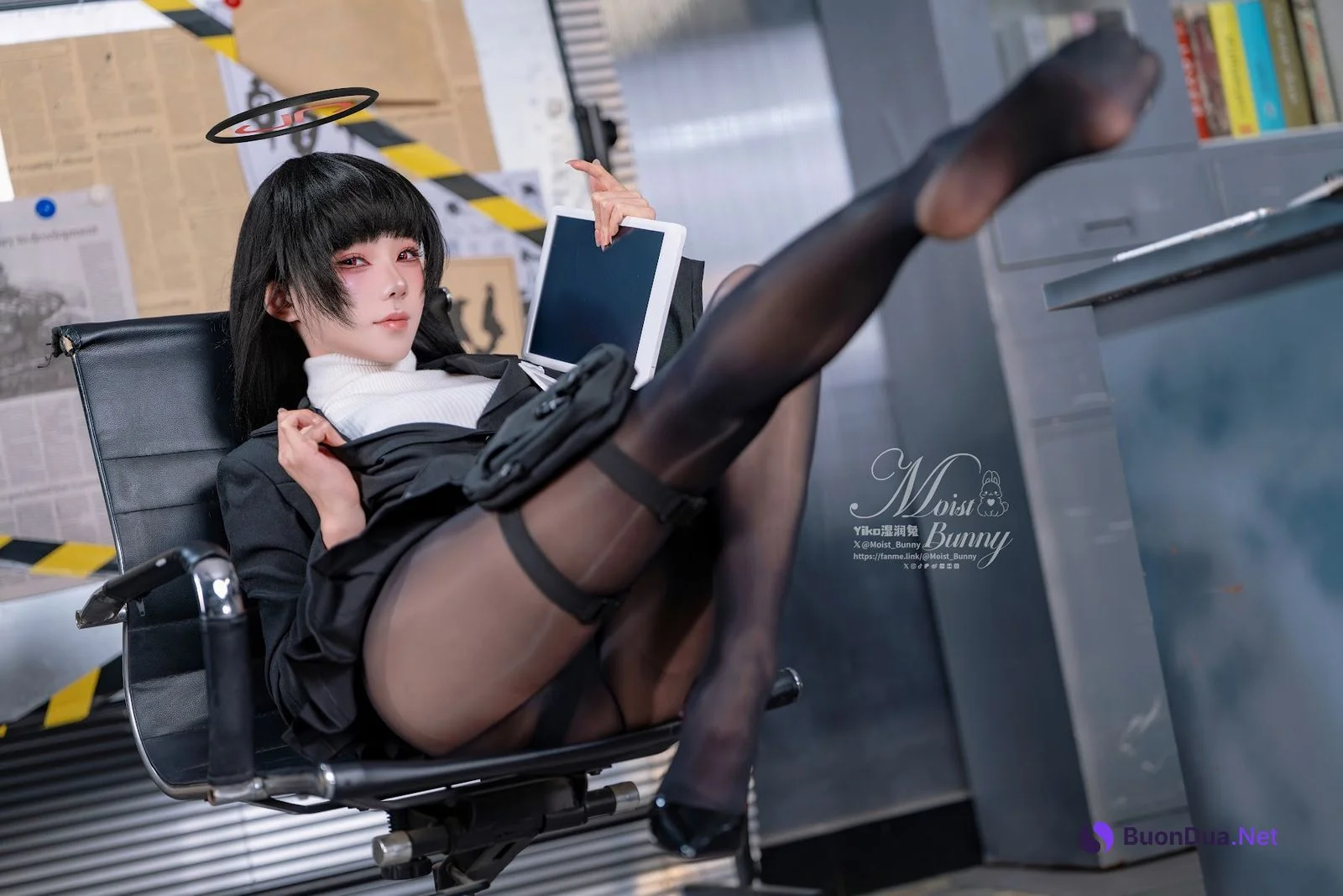 Coser@黏黏团子兔 – 2026年02月作品『碧蓝档案-调月莉音』 - 照片 5