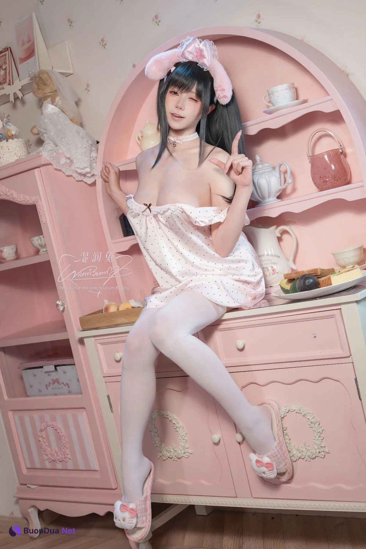 Coser@黏黏团子兔 – 2026年04月作品 晚安少女 - Photo 17