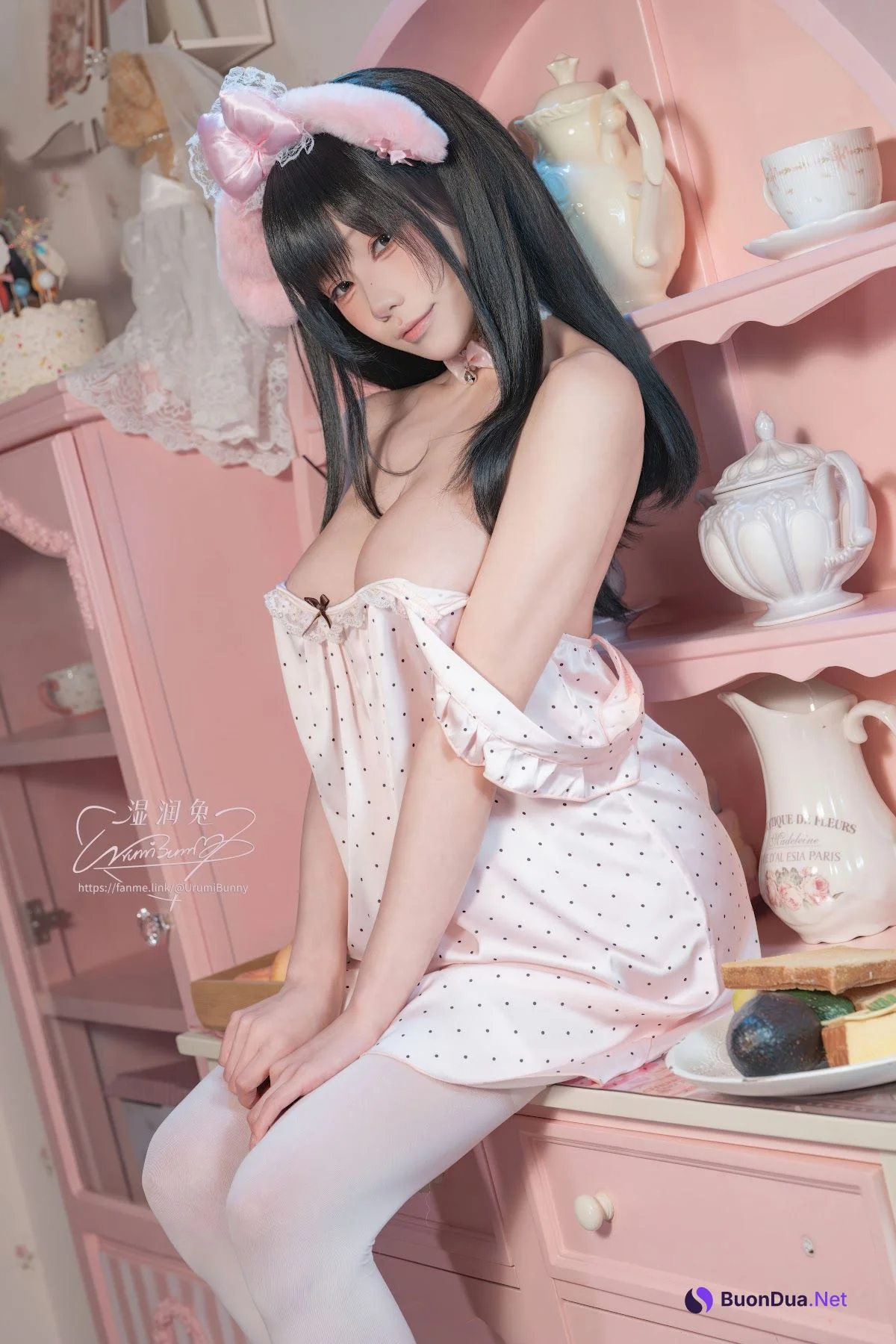 Coser@黏黏团子兔 – 2026年04月作品 晚安少女 - Photo 18