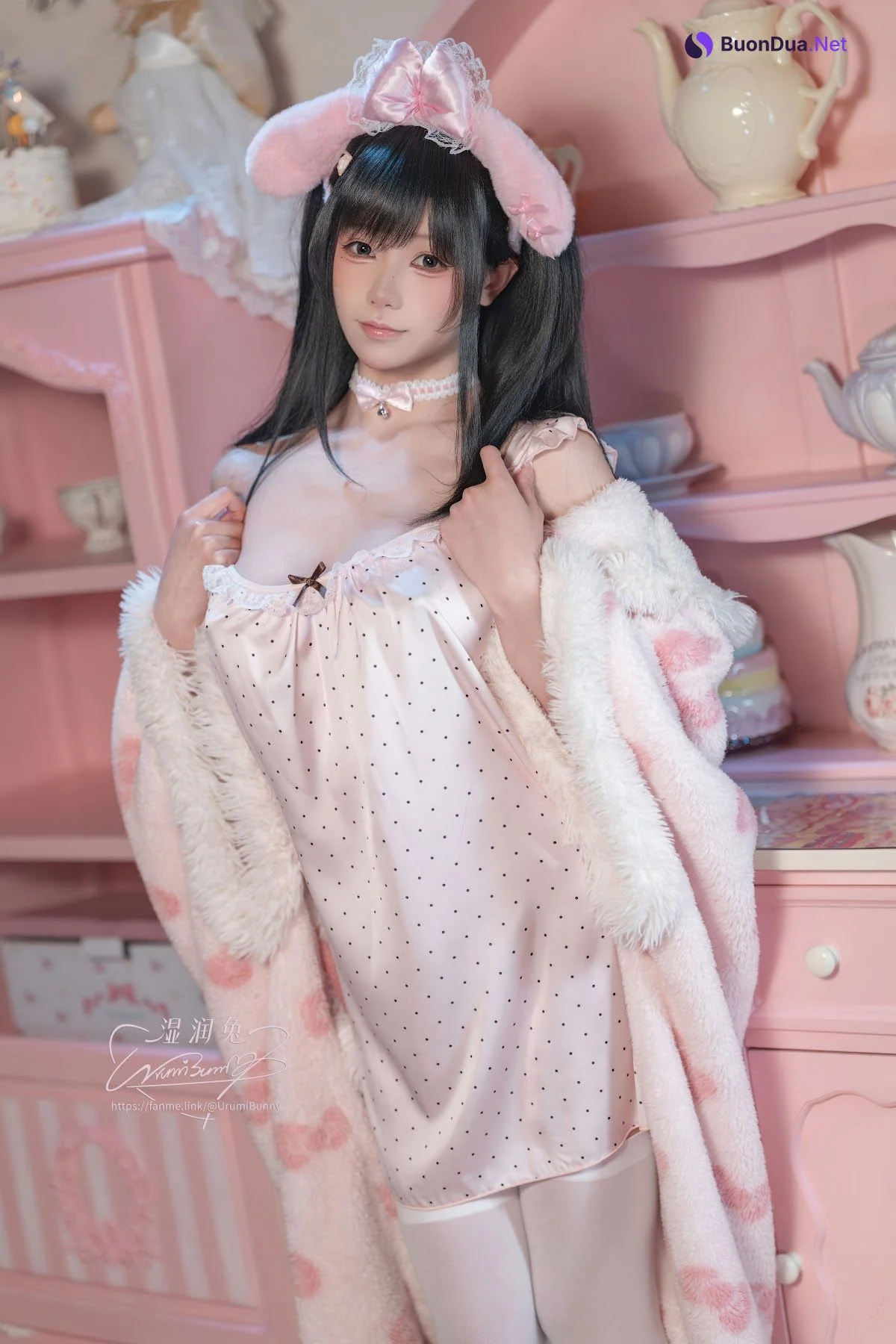 Coser@黏黏团子兔 – 2026年04月作品 晚安少女 - Photo 2