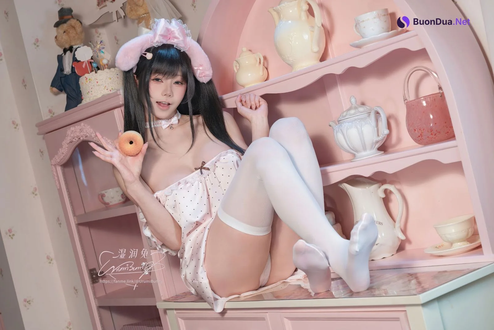Coser@黏黏团子兔 – 2026年04月作品 晚安少女 - Photo 20