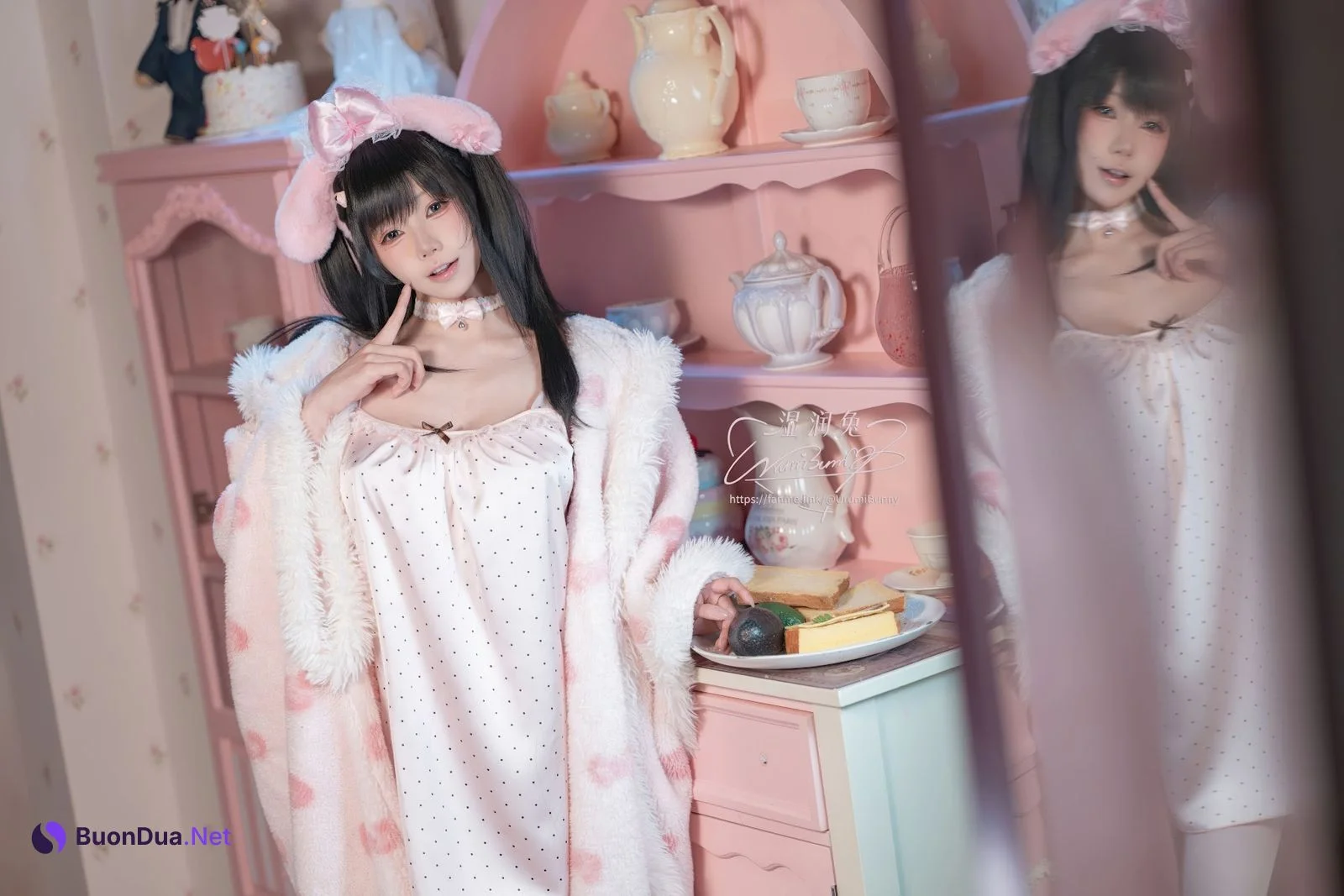 Coser@黏黏团子兔 – 2026年04月作品 晚安少女 - Photo 5
