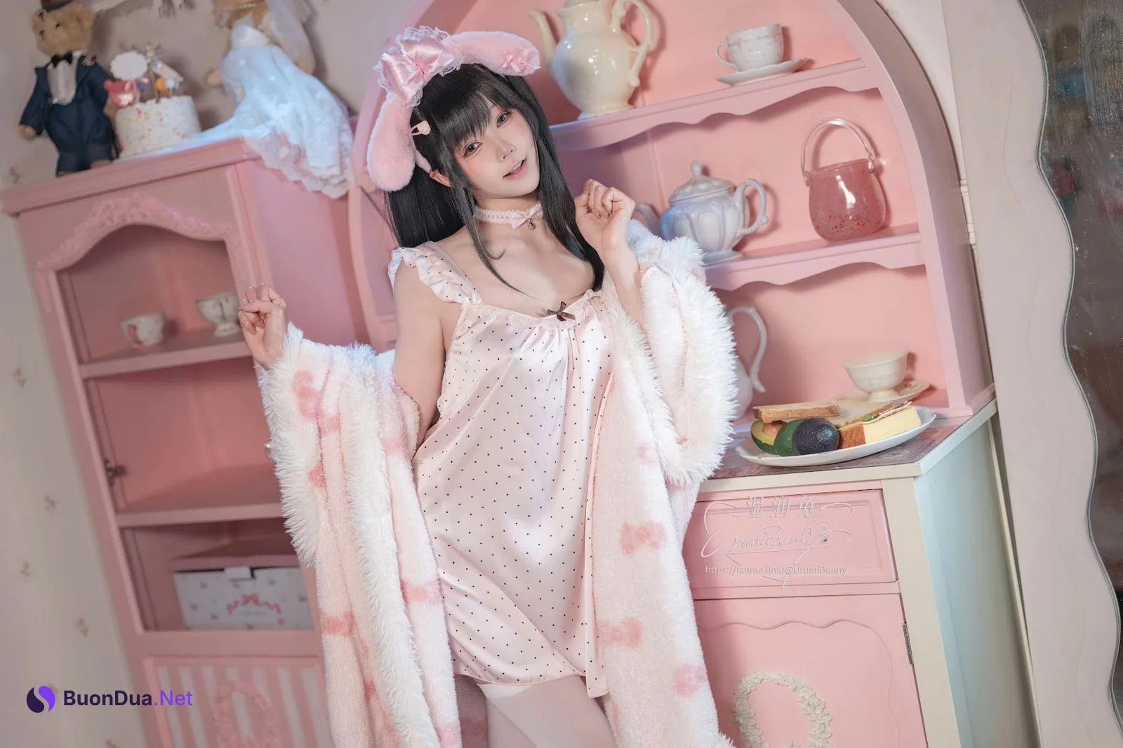 Coser@黏黏团子兔 – 2026年04月作品 晚安少女 - Photo 7