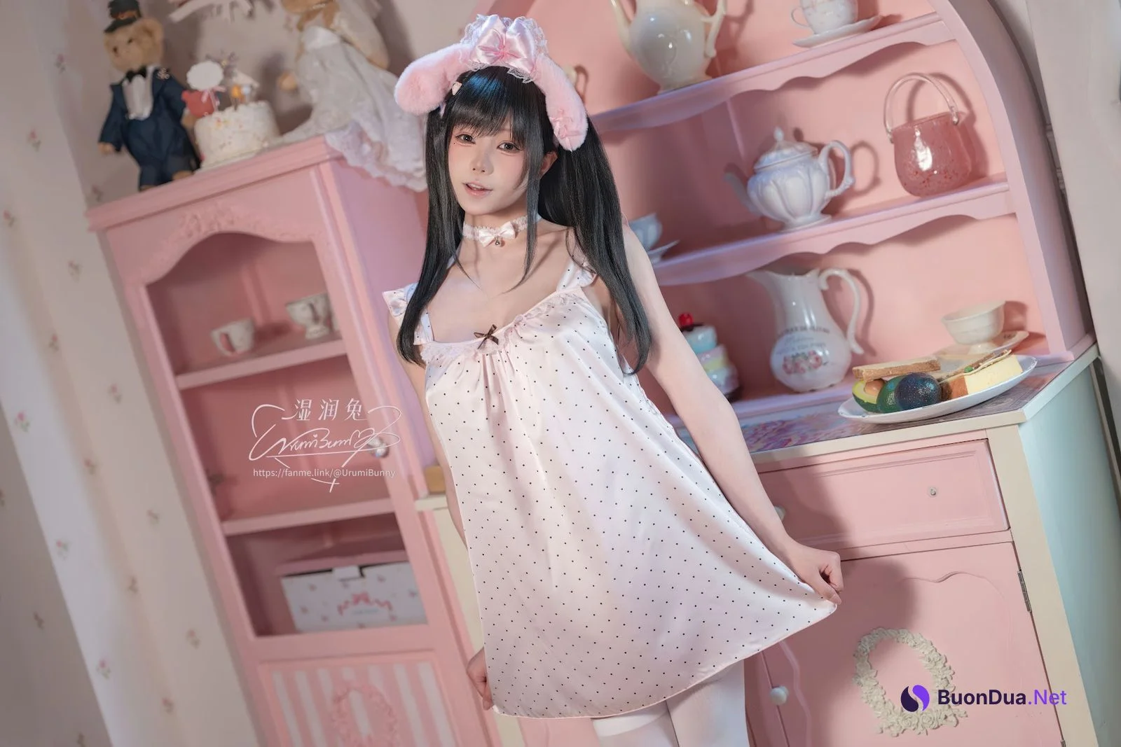 Coser@黏黏团子兔 – 2026年04月作品 晚安少女 - Photo 9