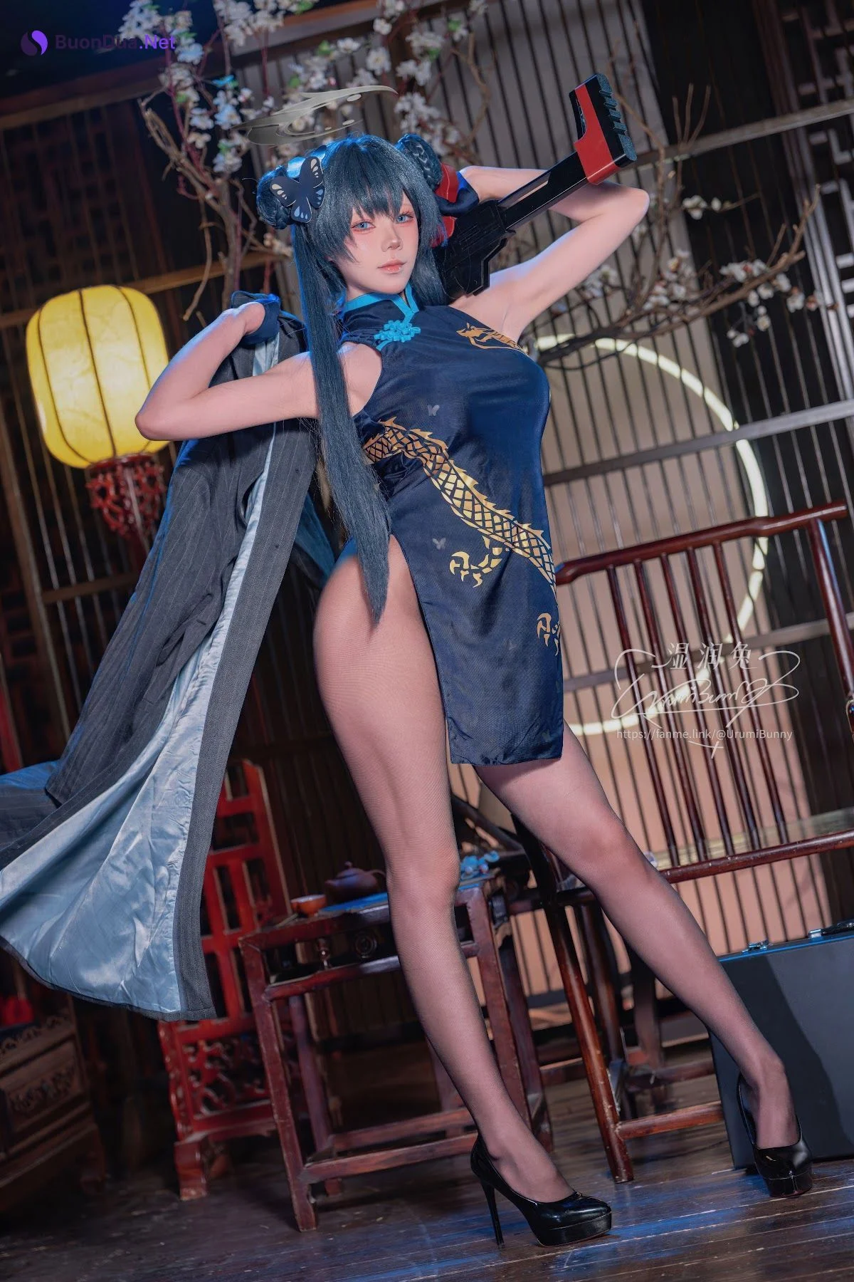 Coser@黏黏团子兔 – 2026年04月作品碧蓝档案 龙华妃咲 - รูปภาพ 10