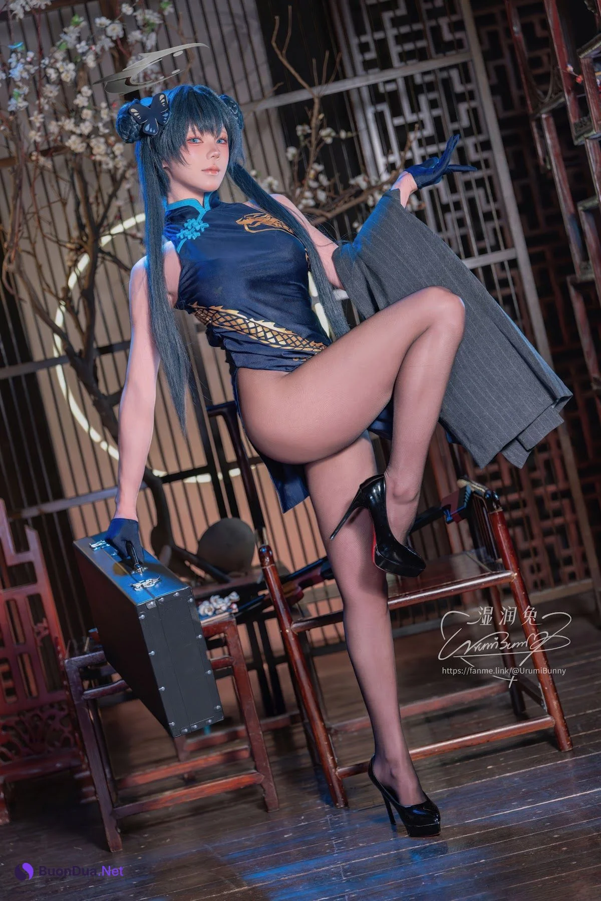 Coser@黏黏团子兔 – 2026年04月作品碧蓝档案 龙华妃咲 - รูปภาพ 11