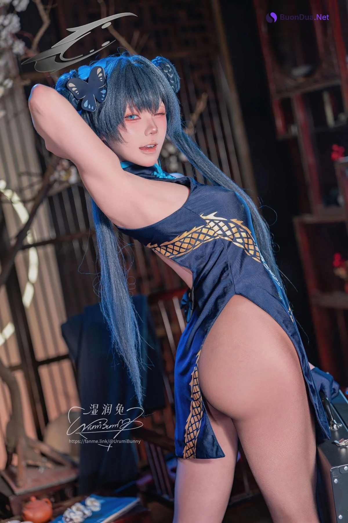 Coser@黏黏团子兔 – 2026年04月作品碧蓝档案 龙华妃咲 - รูปภาพ 13