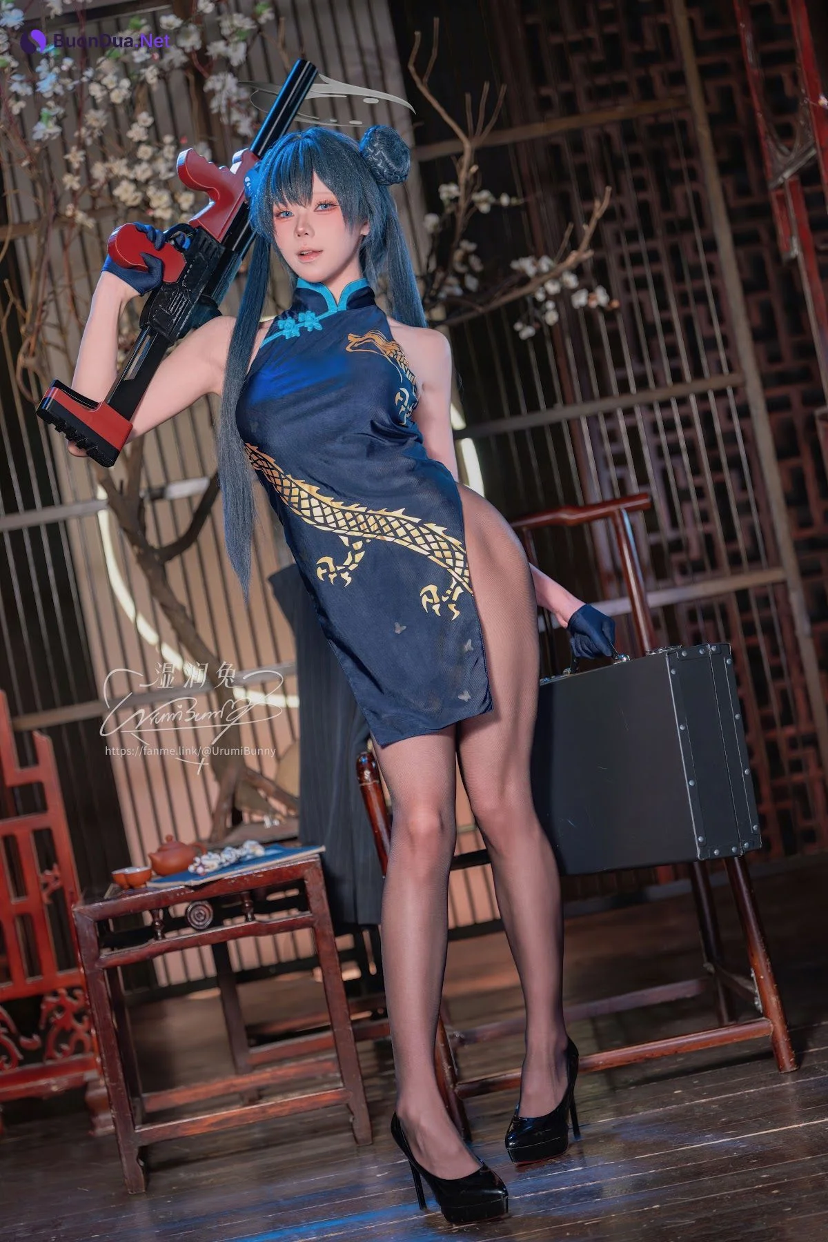 Coser@黏黏团子兔 – 2026年04月作品碧蓝档案 龙华妃咲 - รูปภาพ 14