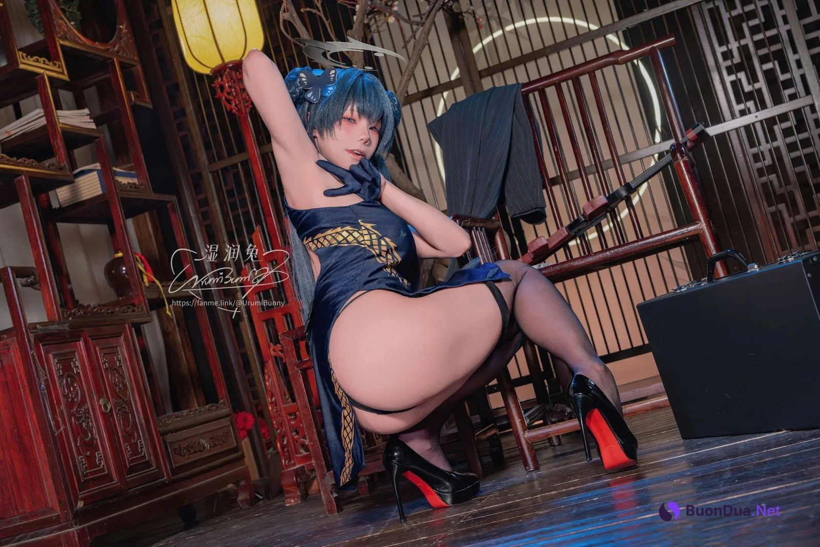 Coser@黏黏团子兔 – 2026年04月作品碧蓝档案 龙华妃咲 - รูปภาพ 19