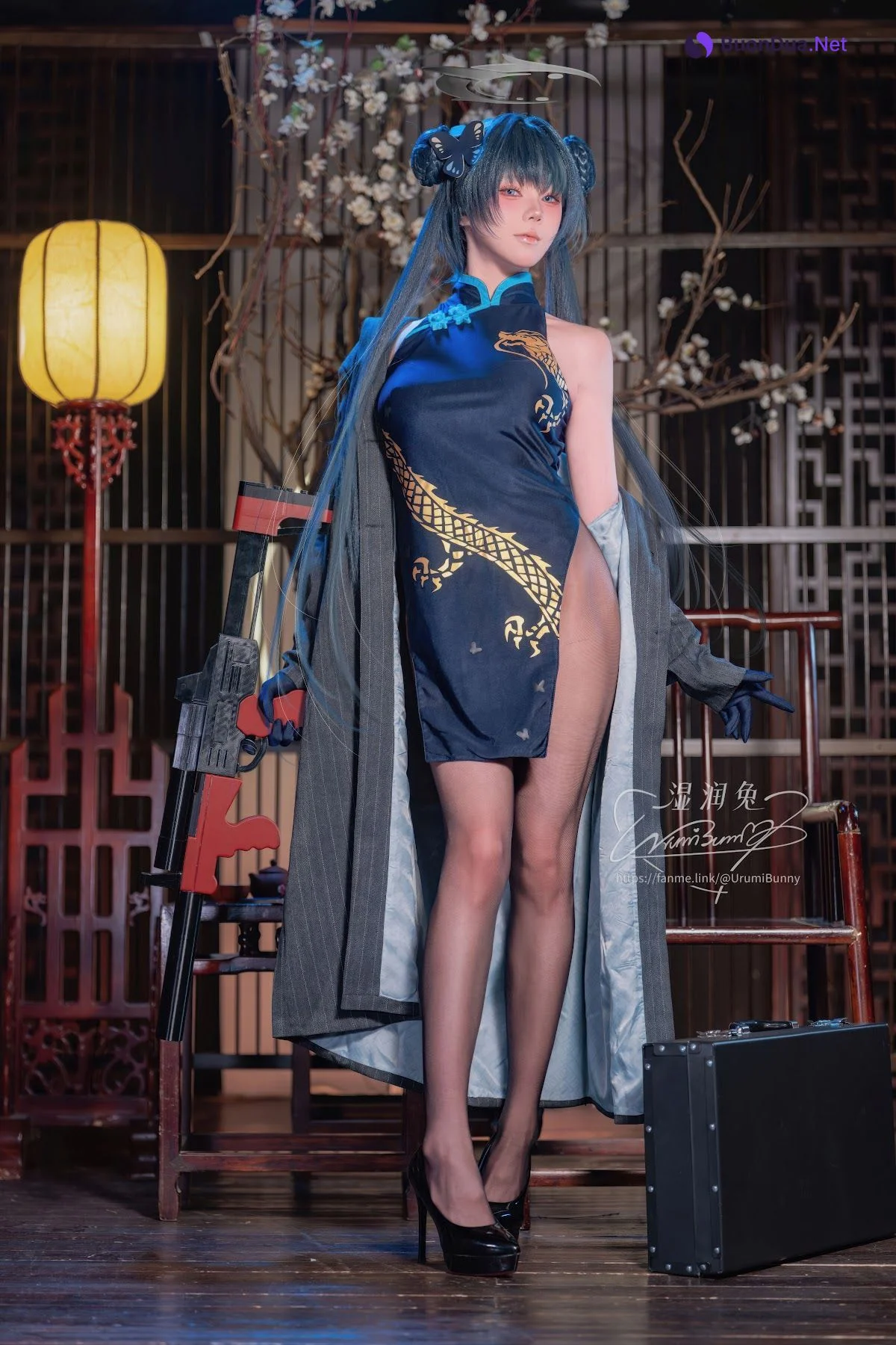 Coser@黏黏团子兔 – 2026年04月作品碧蓝档案 龙华妃咲 - รูปภาพ 2