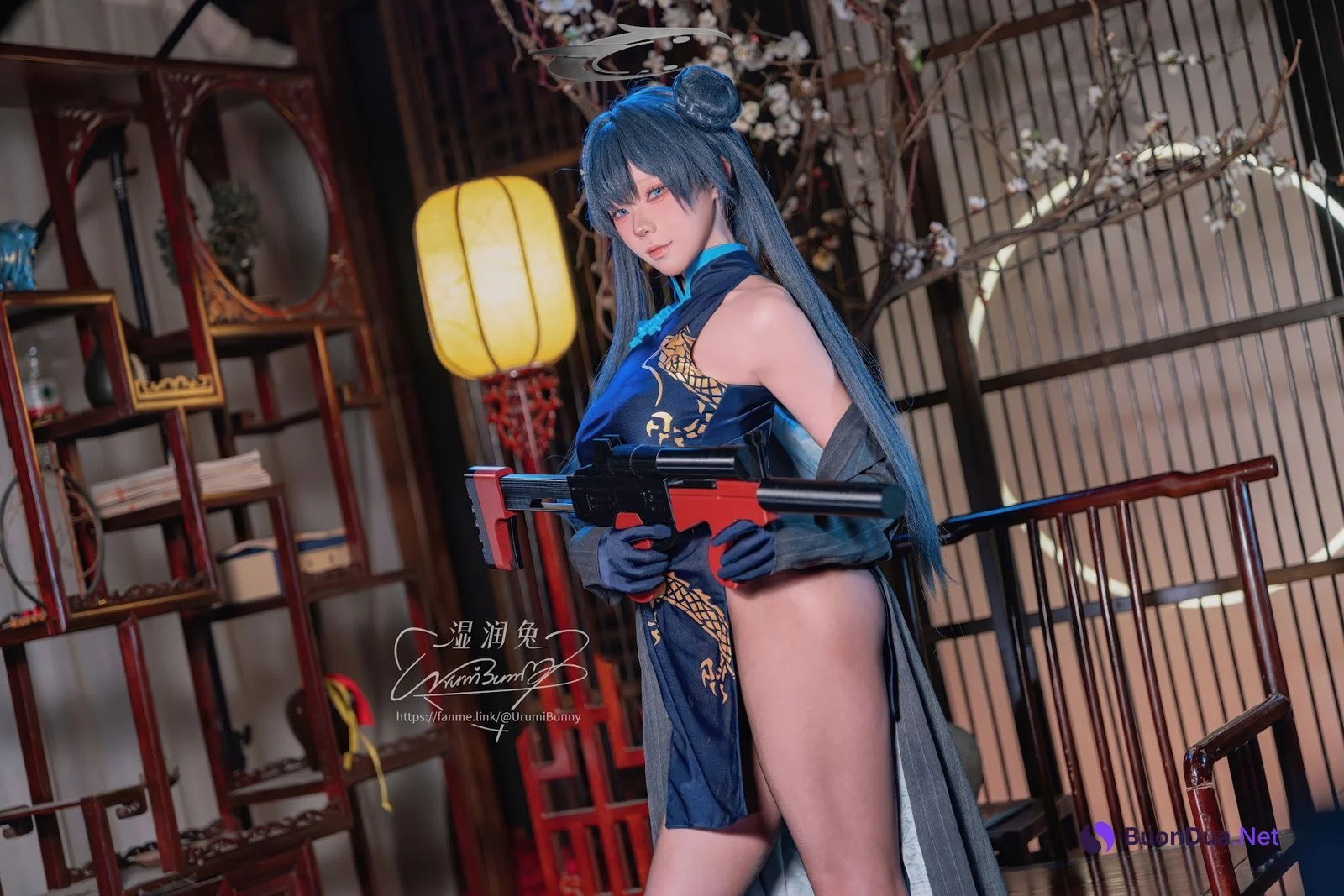 Coser@黏黏团子兔 – 2026年04月作品碧蓝档案 龙华妃咲 - รูปภาพ 3