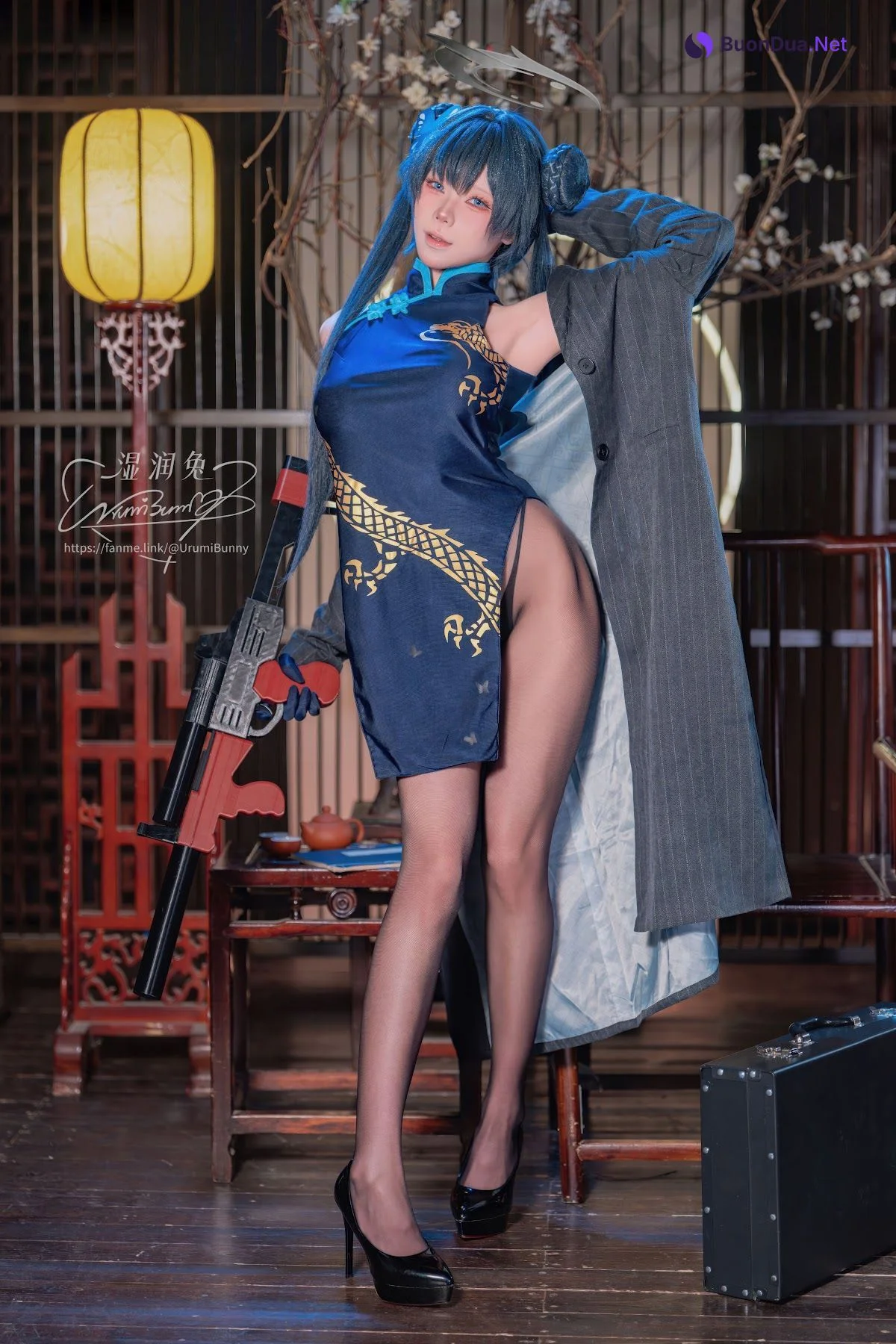 Coser@黏黏团子兔 – 2026年04月作品碧蓝档案 龙华妃咲 - รูปภาพ 9