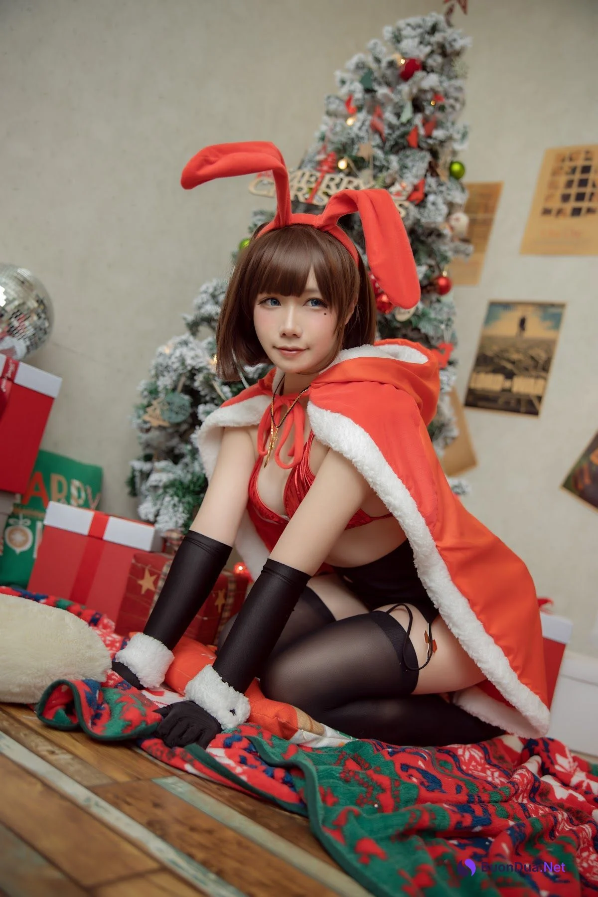 Coser@麻花麻花酱 – 圣诞兔子 - 照片 4