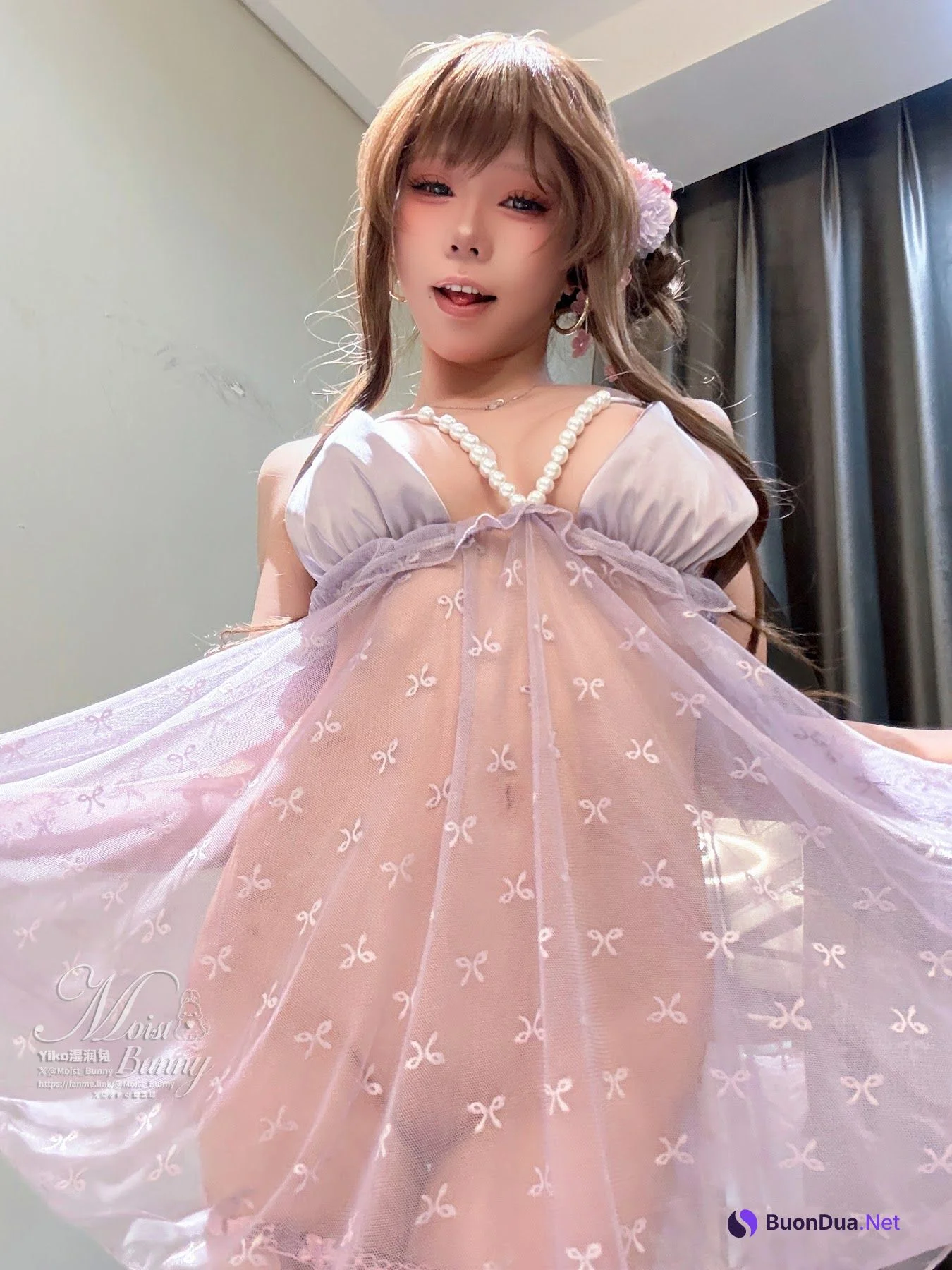 Coser@黏黏团子兔 – 2601月作品 在丈夫身边 - 사진 12