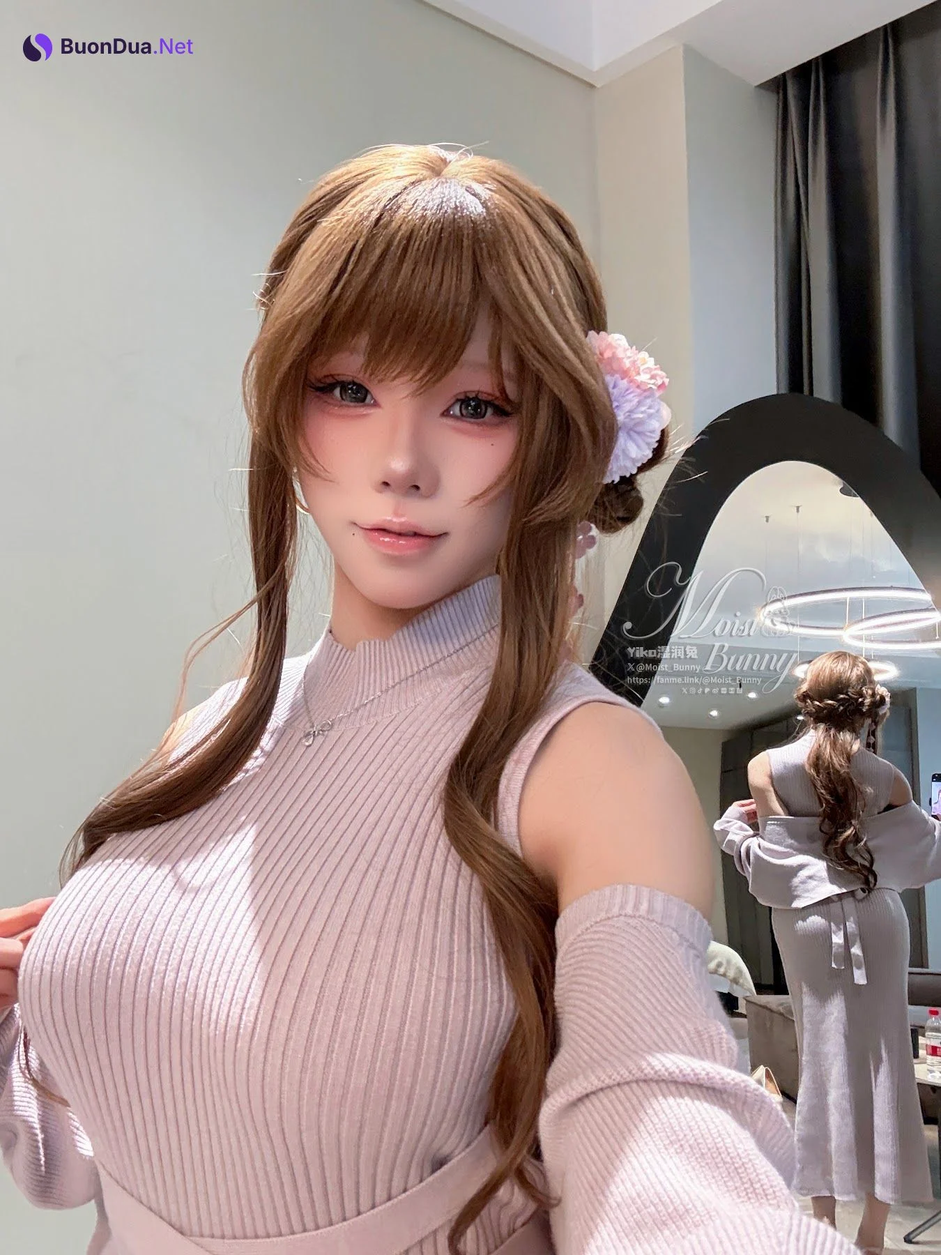 Coser@黏黏团子兔 – 2601月作品 在丈夫身边 - 사진 4