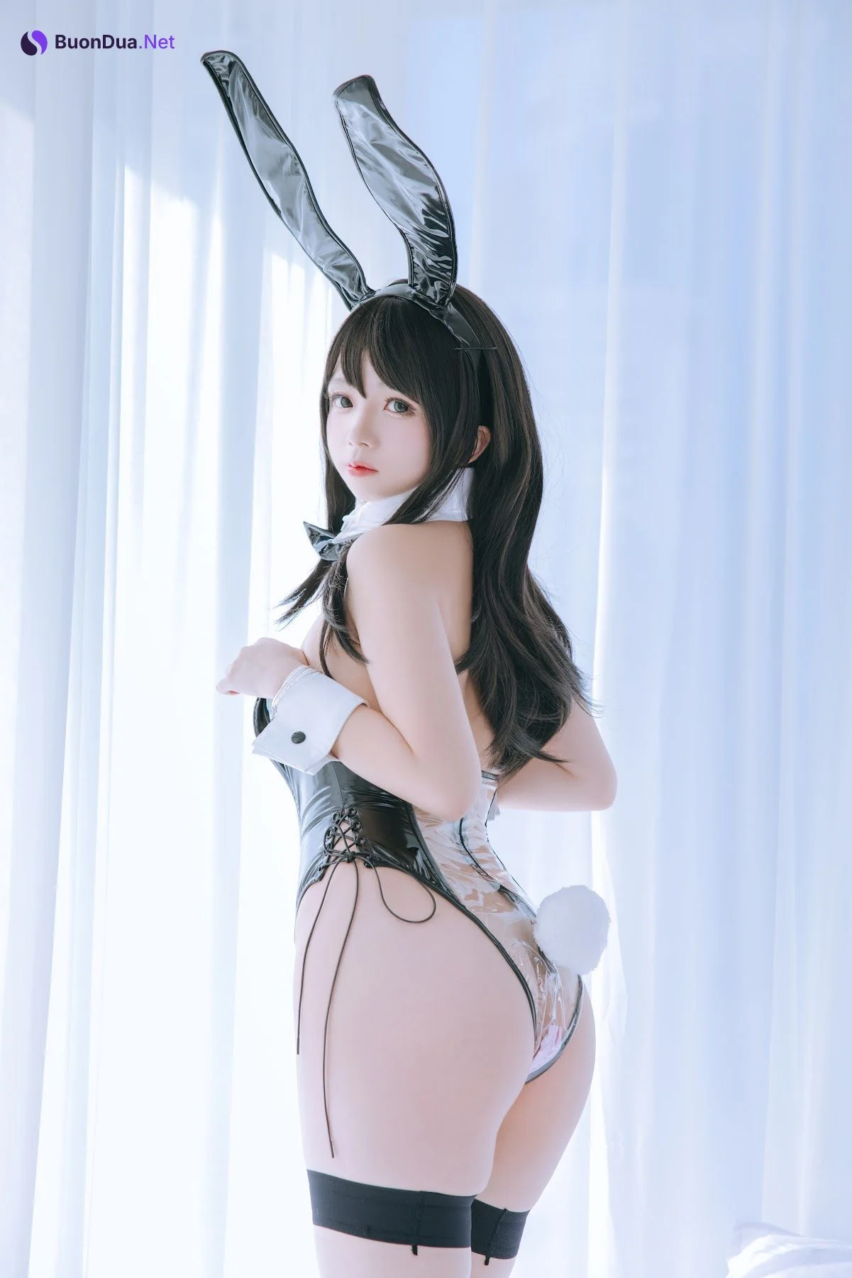 Coser@日奈娇 – 透明兔女郎 - 照片 10