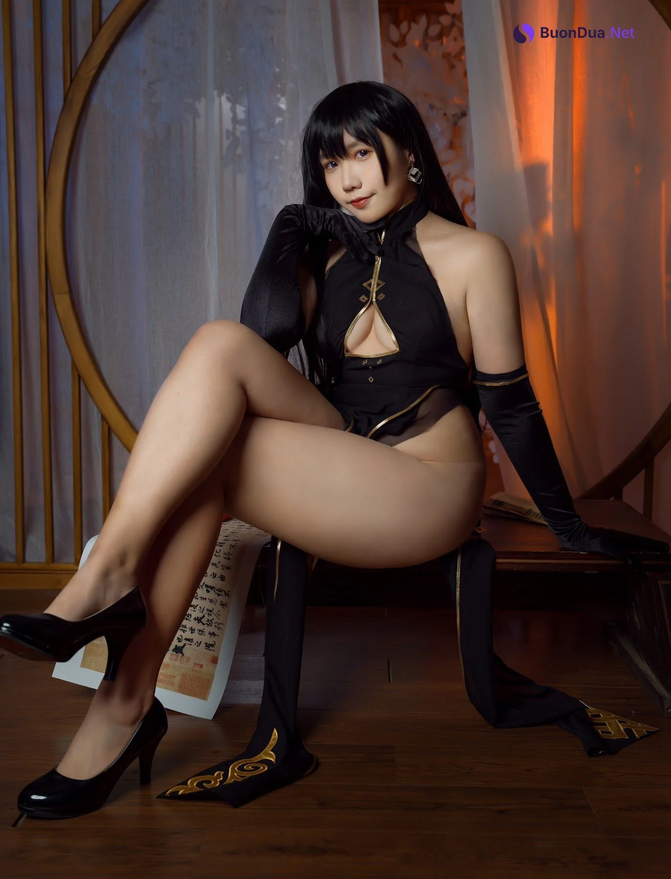 Coser@麻花麻花酱 – 特典旗袍 - 照片 11