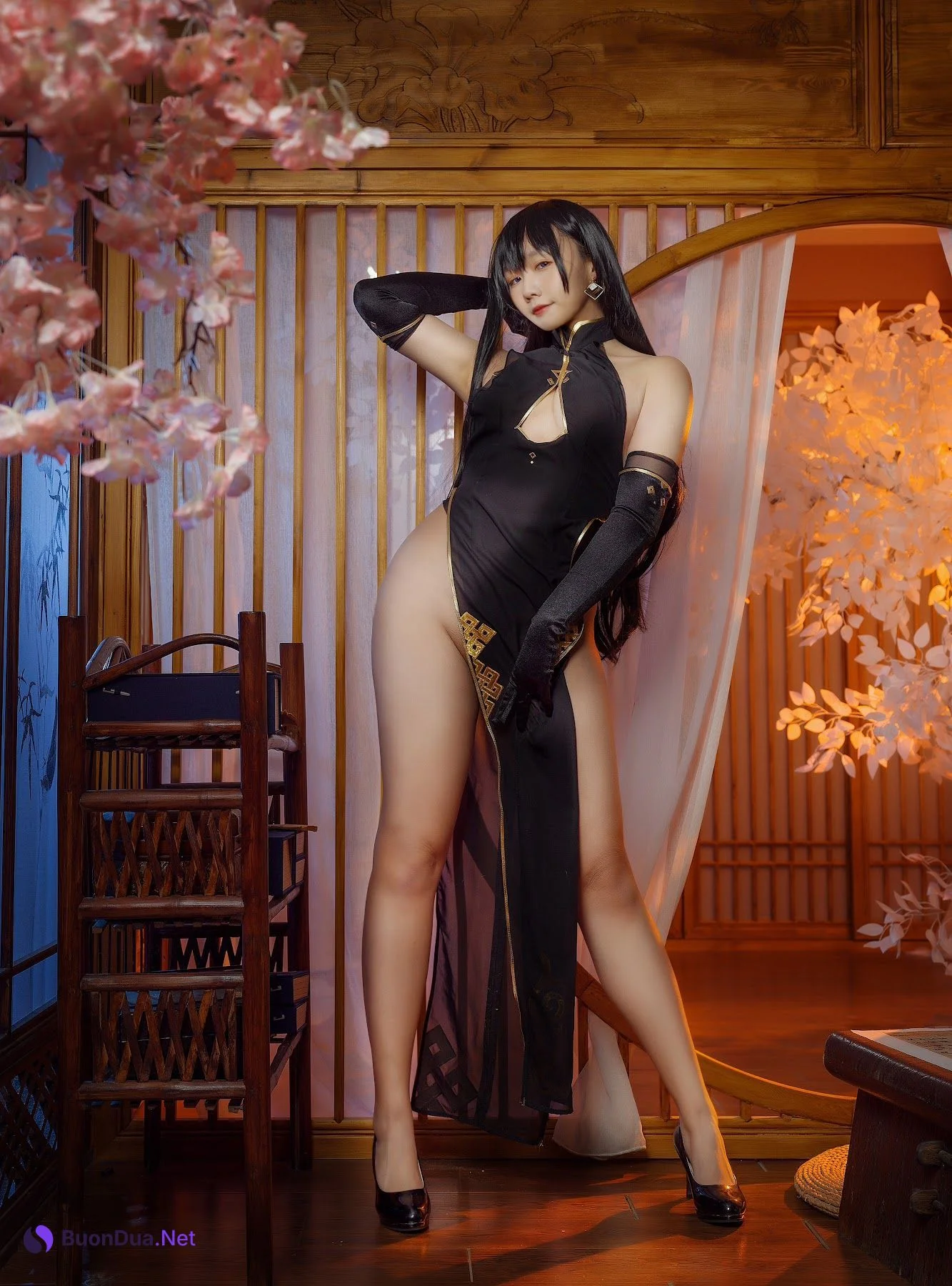 Coser@麻花麻花酱 – 特典旗袍 - 照片 18