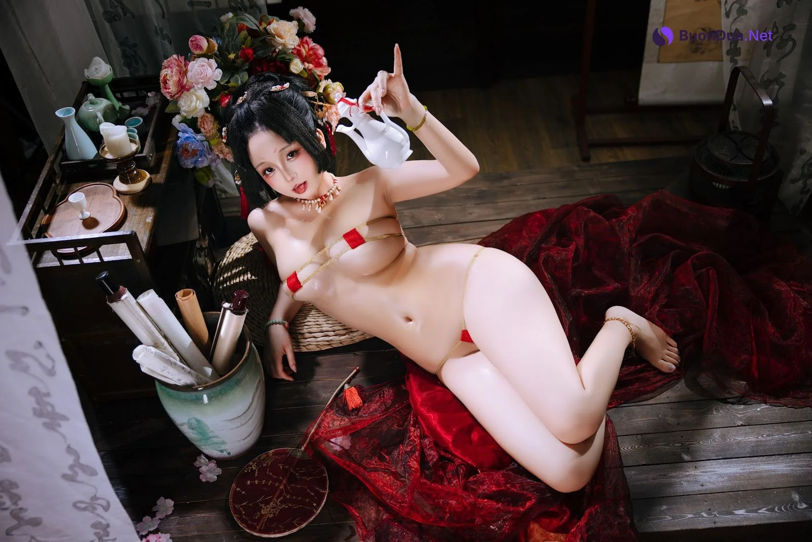Coser@日奈娇 – 战国妖姬 - 照片 17