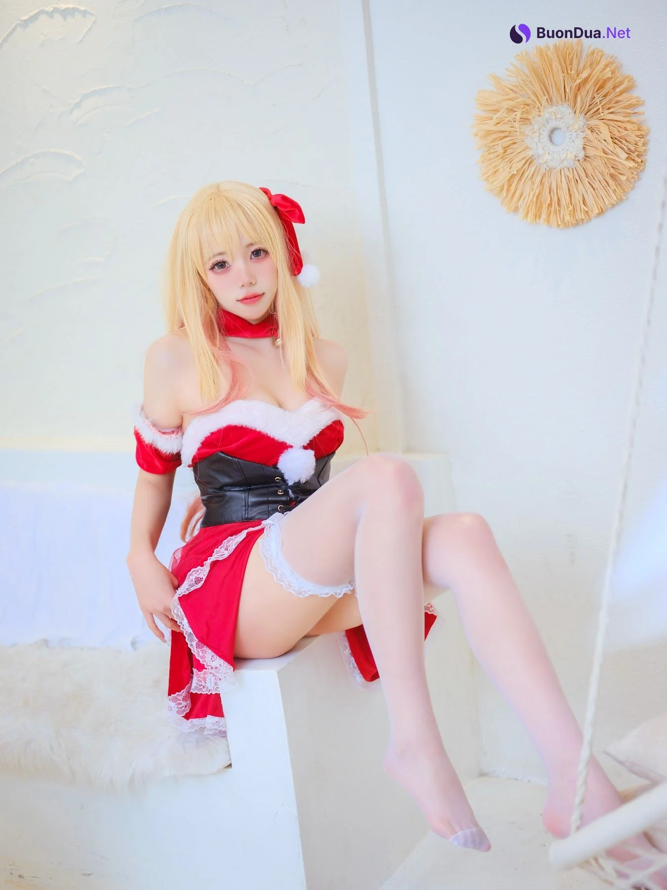 Coser@黏黏团子兔 – 喜多川海梦圣诞 - 照片 12