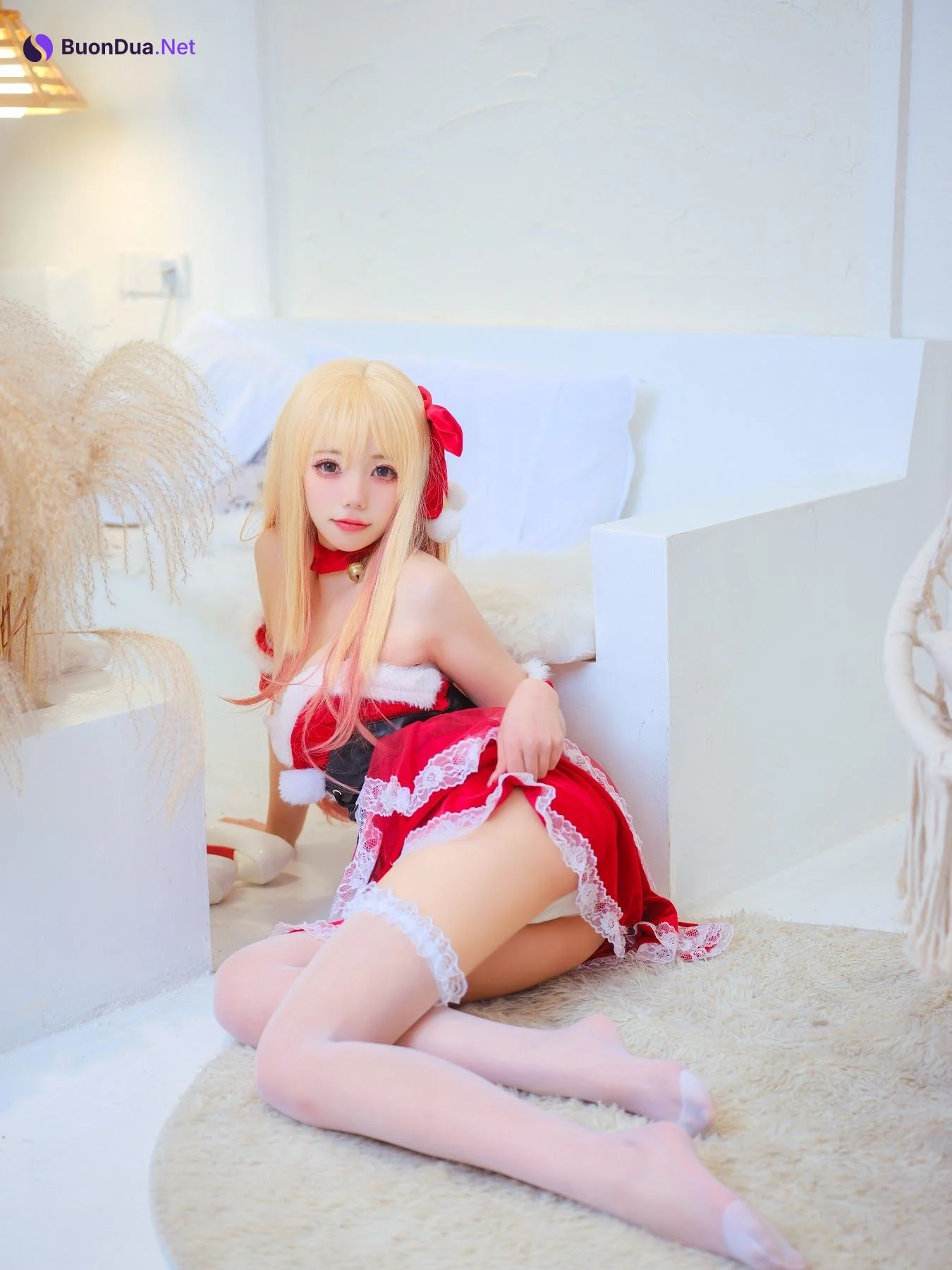 Coser@黏黏团子兔 – 喜多川海梦圣诞 - 照片 8