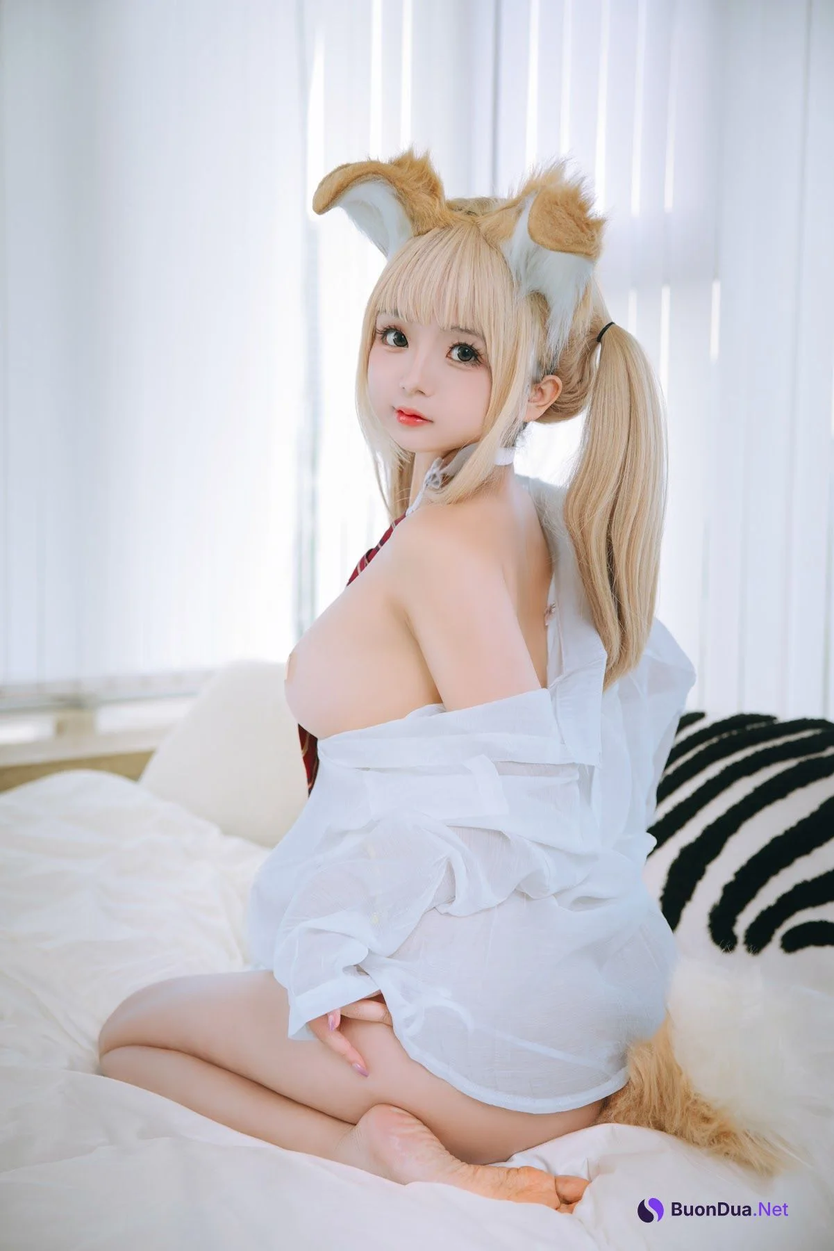 Coser@日奈娇 – 衬衫小狗 - 照片 19
