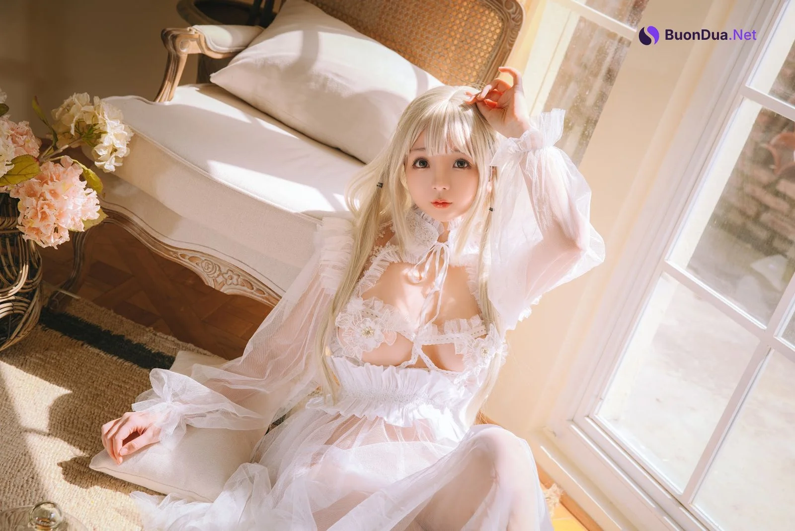 Coser@日奈娇 – 白纱衣 - รูปภาพ 11