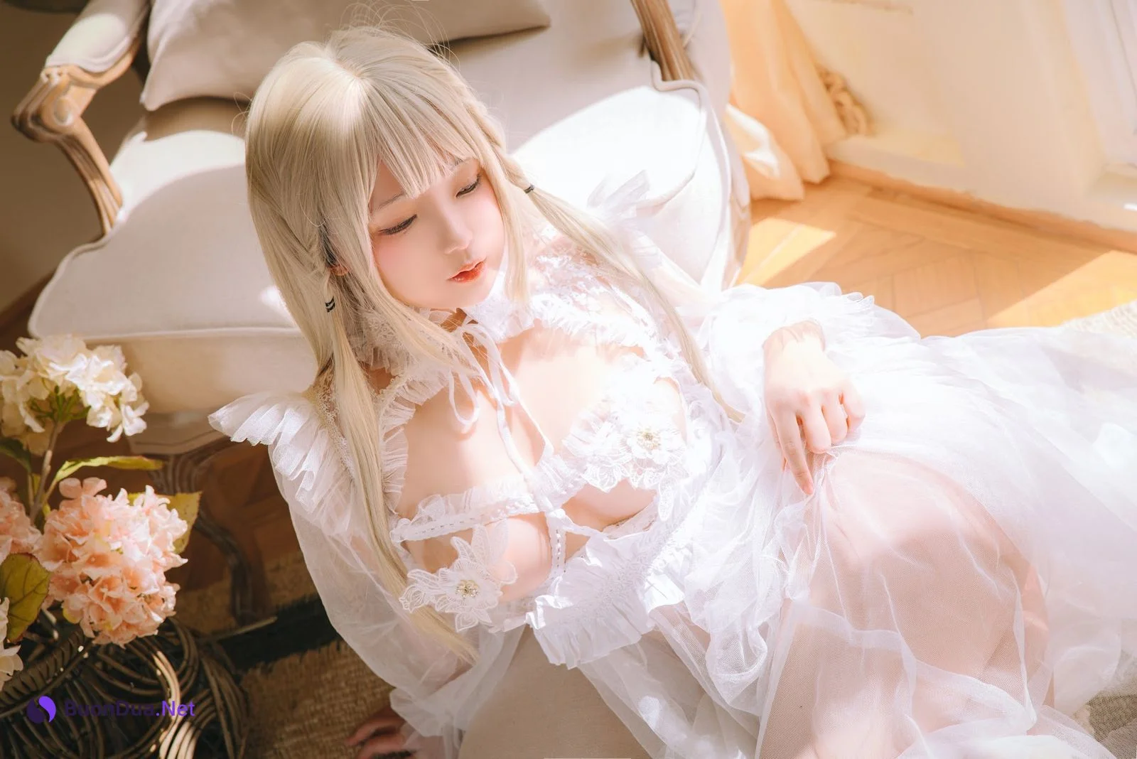 Coser@日奈娇 – 白纱衣 - รูปภาพ 13