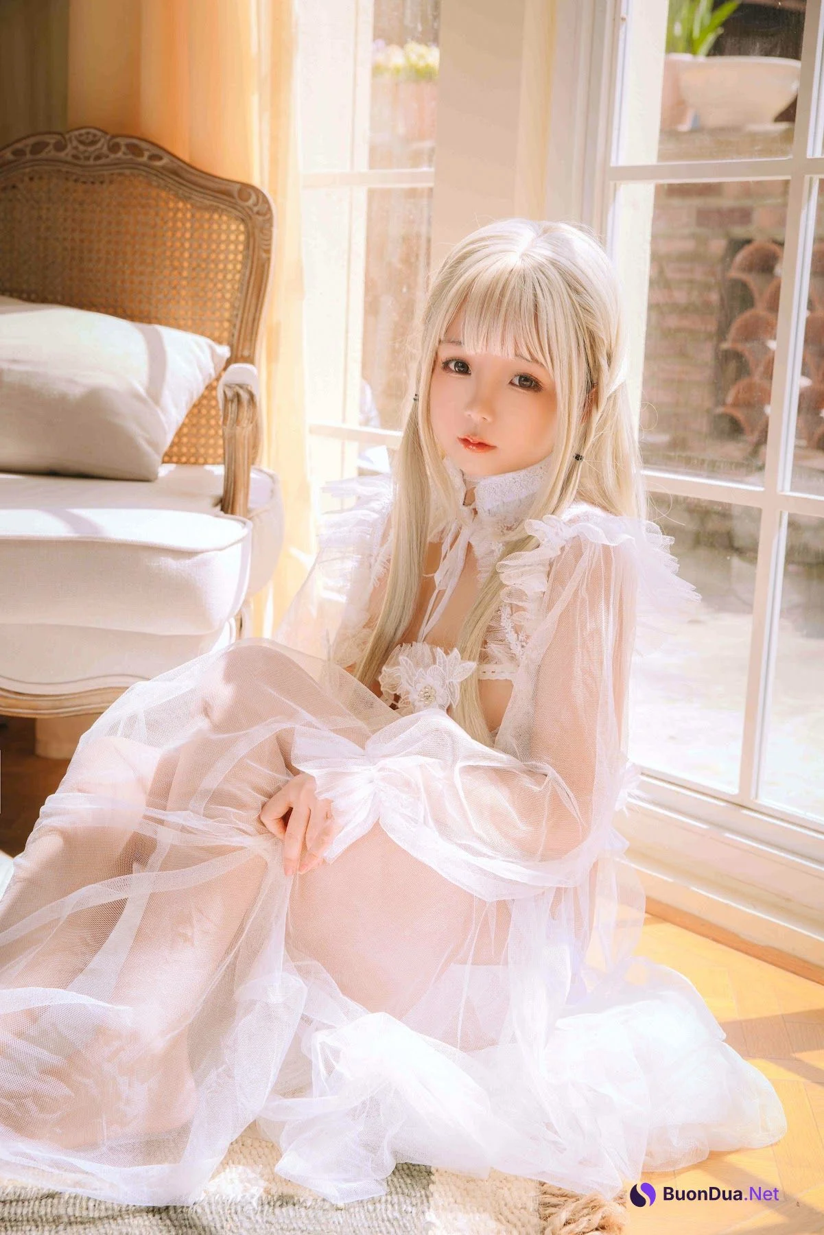 Coser@日奈娇 – 白纱衣 - รูปภาพ 2