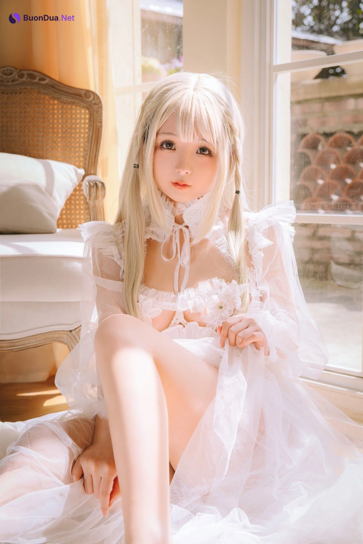 Coser@日奈娇 – 白纱衣 - รูปภาพ 4