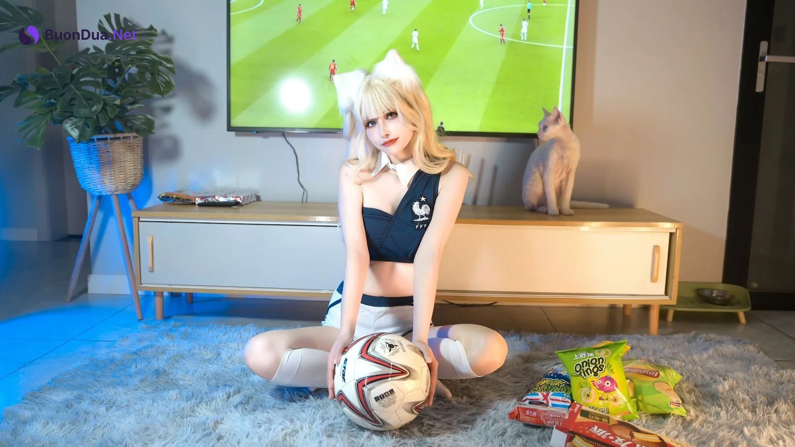 Coser@鹿八岁 – 足球少女 - 写真 3