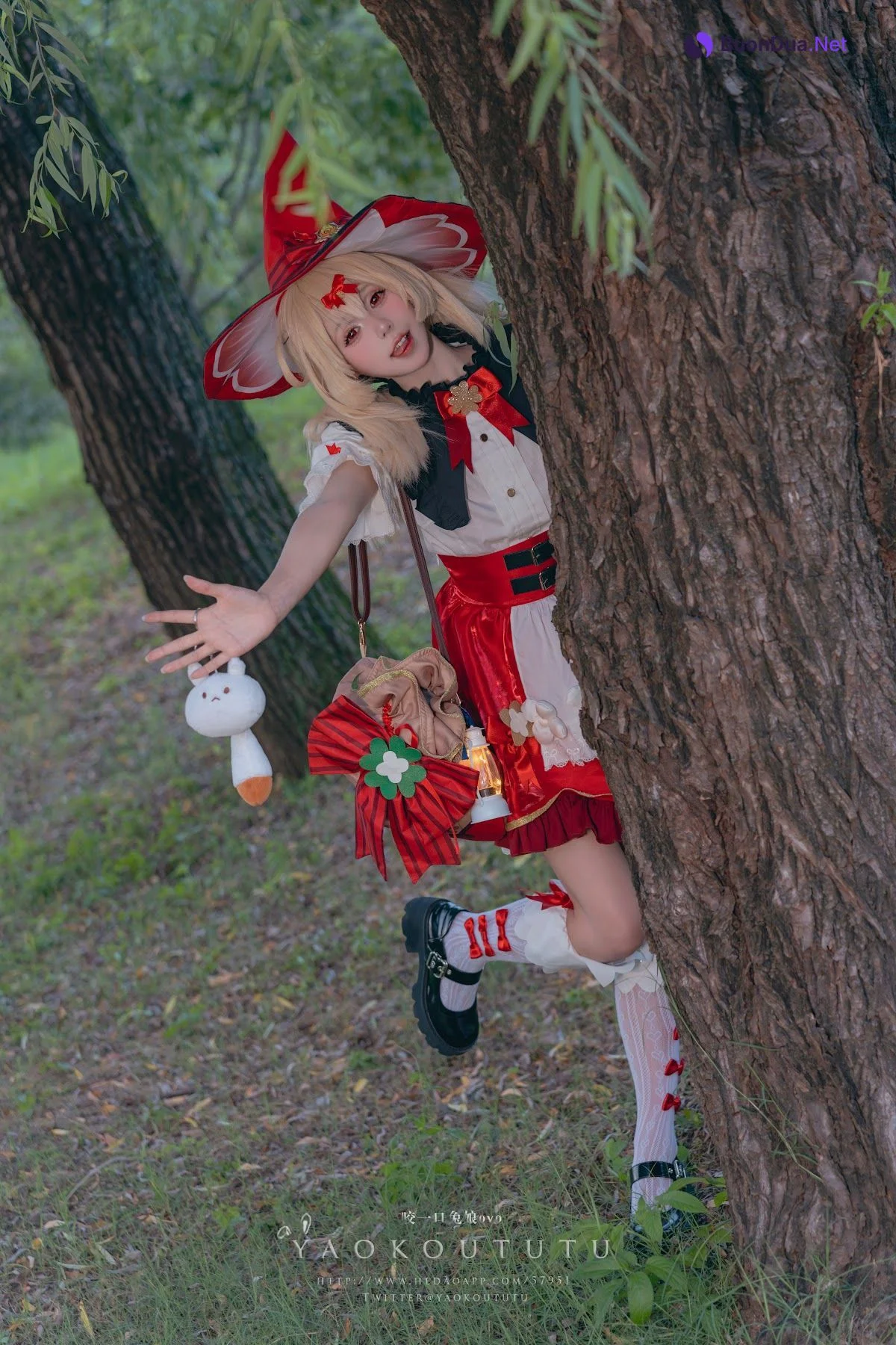 Coser@黏黏团子兔 – 琪花星烛·可莉 可莉炸鱼舞 - 照片 3