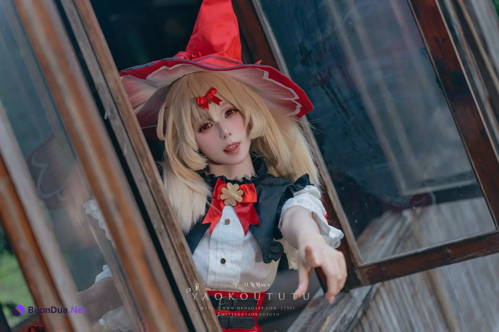 Coser@黏黏团子兔 – 琪花星烛·可莉 可莉炸鱼舞 - 照片 6