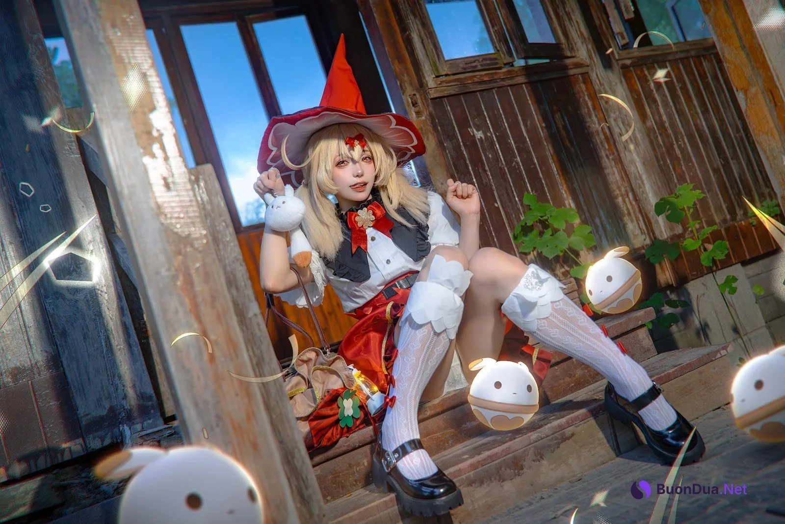 Coser@黏黏团子兔 – 琪花星烛·可莉 可莉炸鱼舞 - รูปภาพ 62