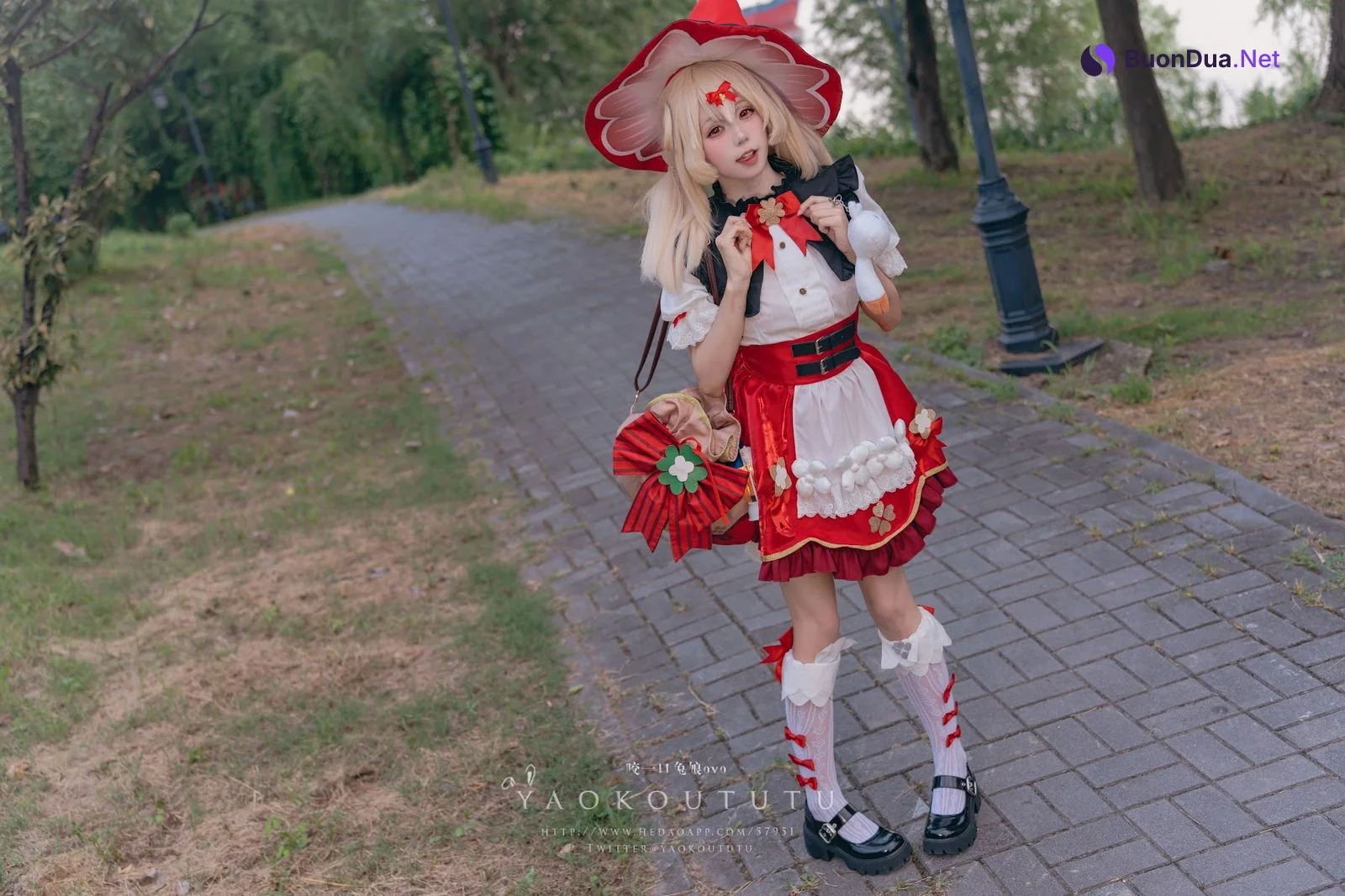 Coser@黏黏团子兔 – 琪花星烛·可莉 可莉炸鱼舞 - รูปภาพ 64