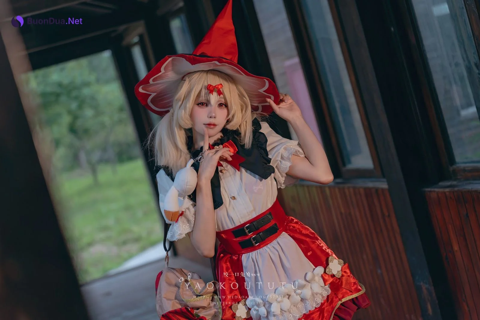 Coser@黏黏团子兔 – 琪花星烛·可莉 可莉炸鱼舞 - 照片 8