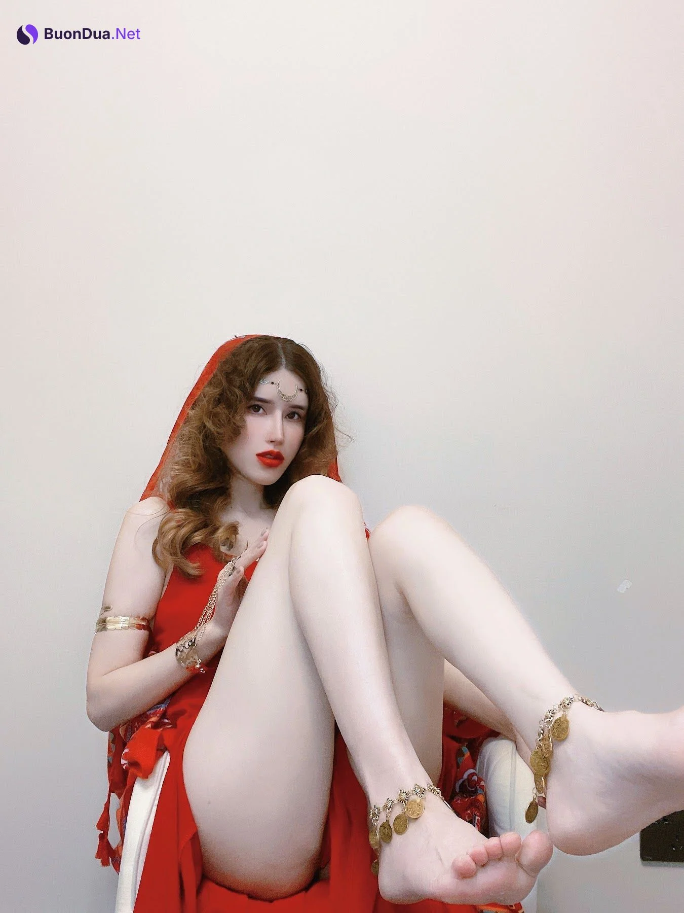Coser@鹿八岁 – 红 - 照片 11