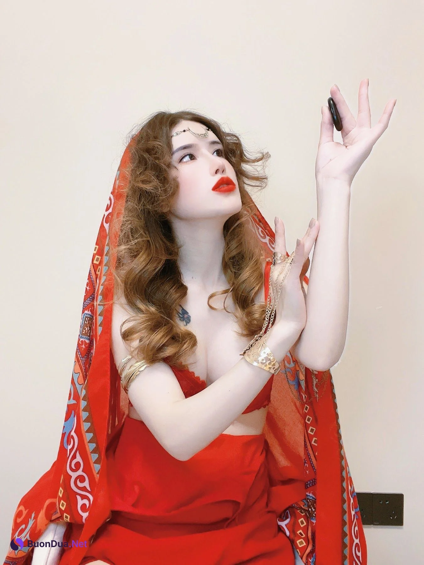 Coser@鹿八岁 – 红 - 照片 13
