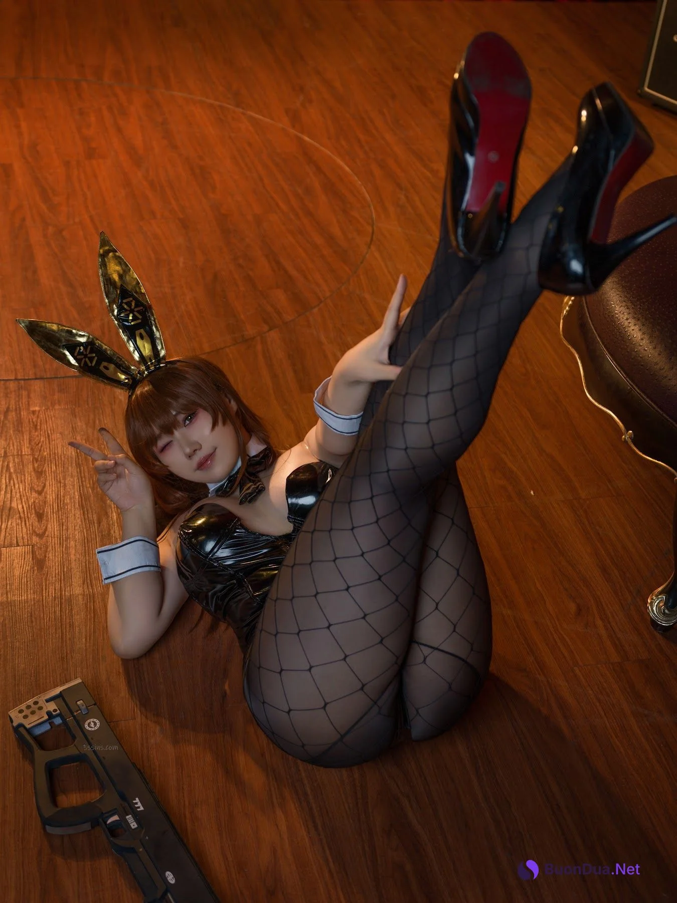 Coser@麻花麻花酱 – 黑兔 - 写真 15