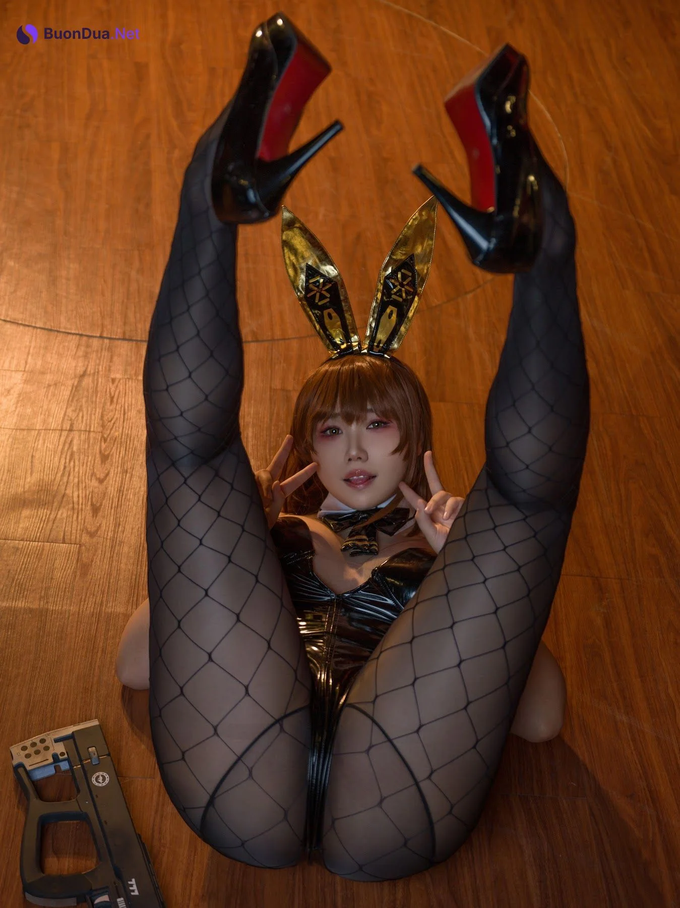 Coser@麻花麻花酱 – 黑兔 - 写真 17