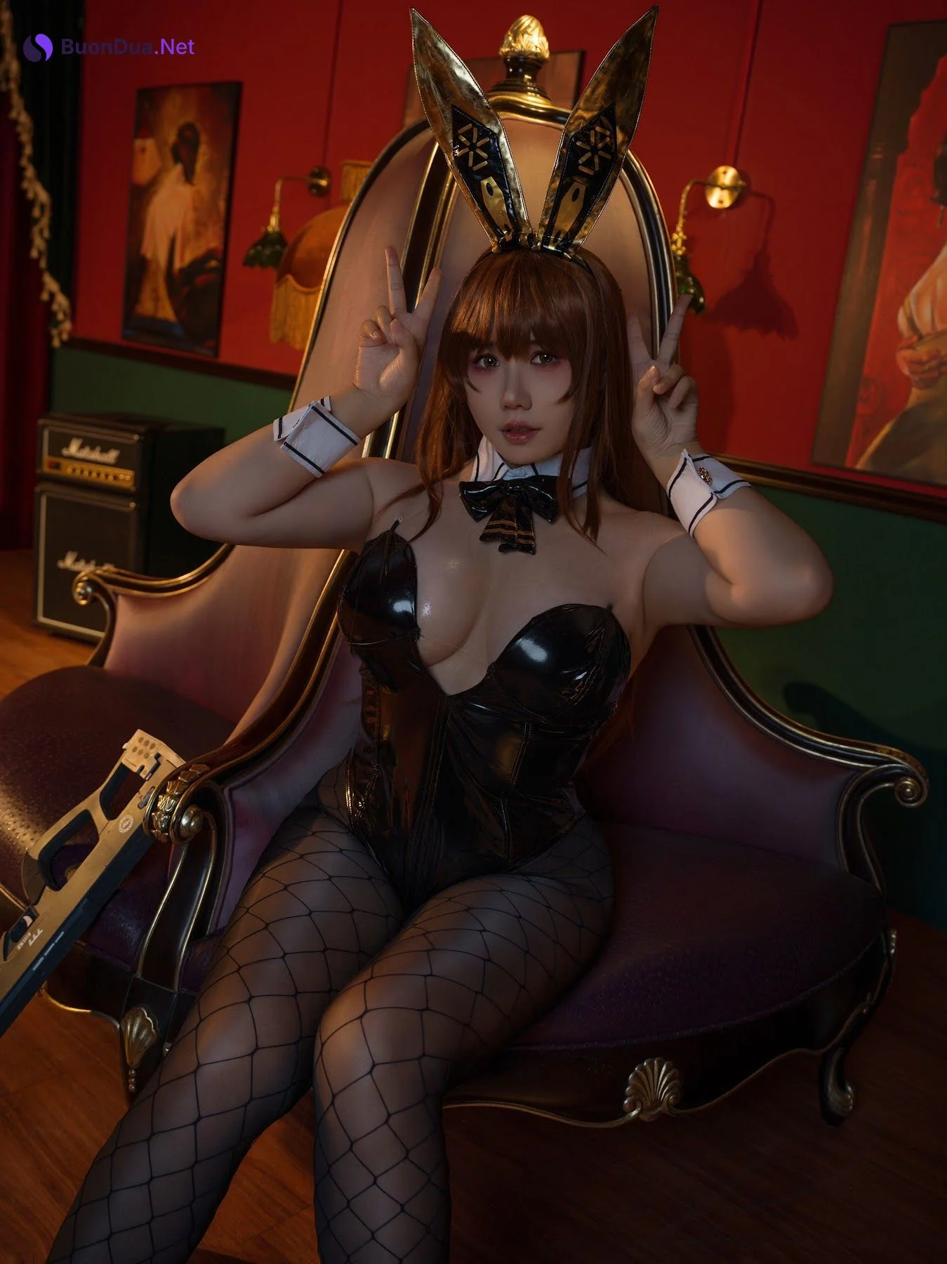 Coser@麻花麻花酱 – 黑兔 - 写真 3