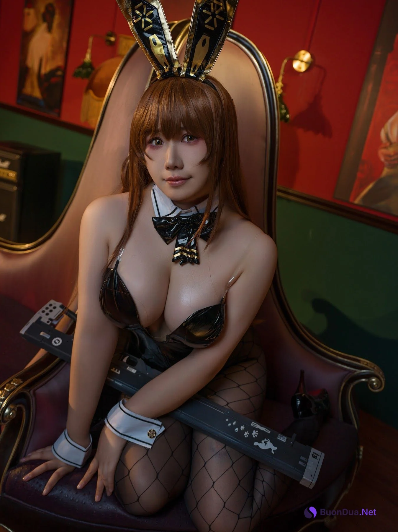 Coser@麻花麻花酱 – 黑兔 - 写真 9