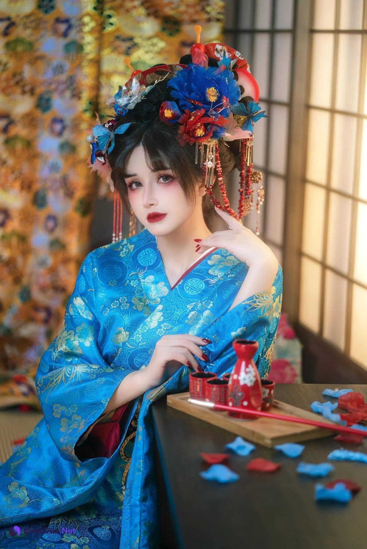 Coser@鹿八岁 – 花魁の末路 - 사진 12