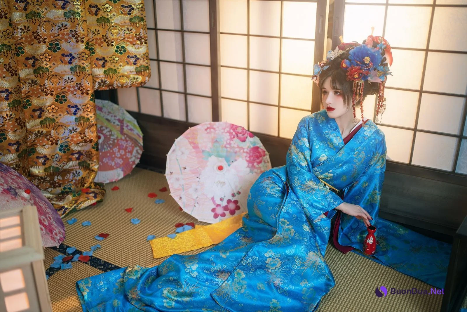 Coser@鹿八岁 – 花魁の末路 - 사진 15