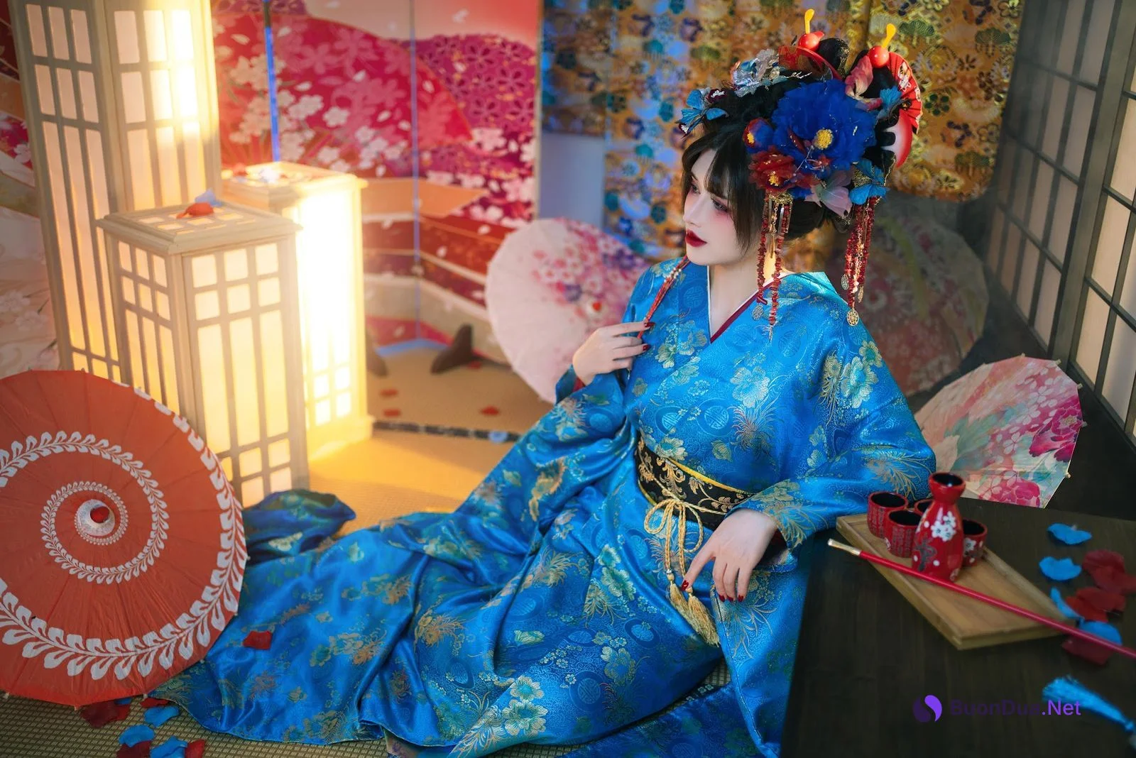 Coser@鹿八岁 – 花魁の末路 - 사진 3