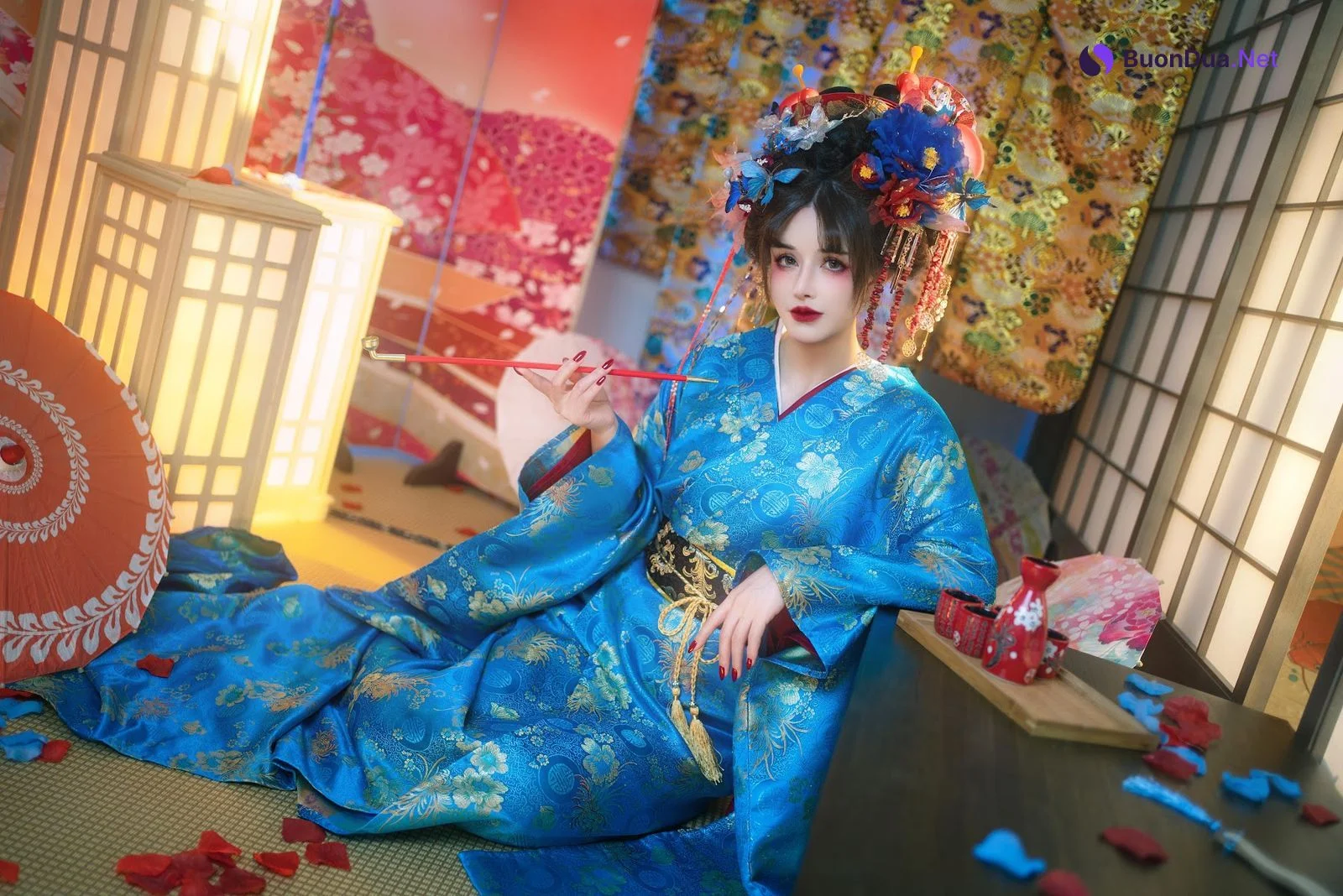 Coser@鹿八岁 – 花魁の末路 - 사진 5